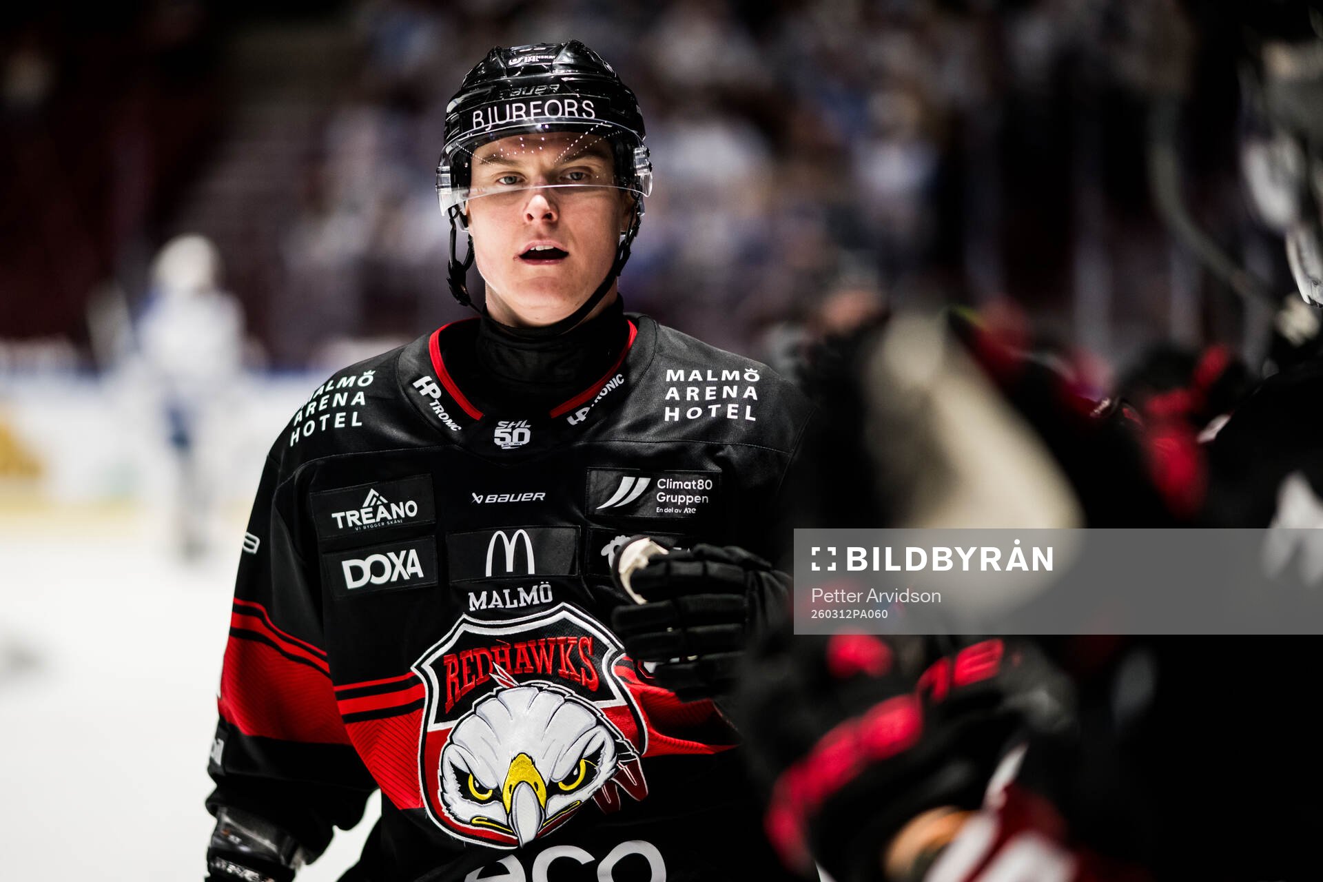 Malmö Redhawks Fredrik Händemark jublar