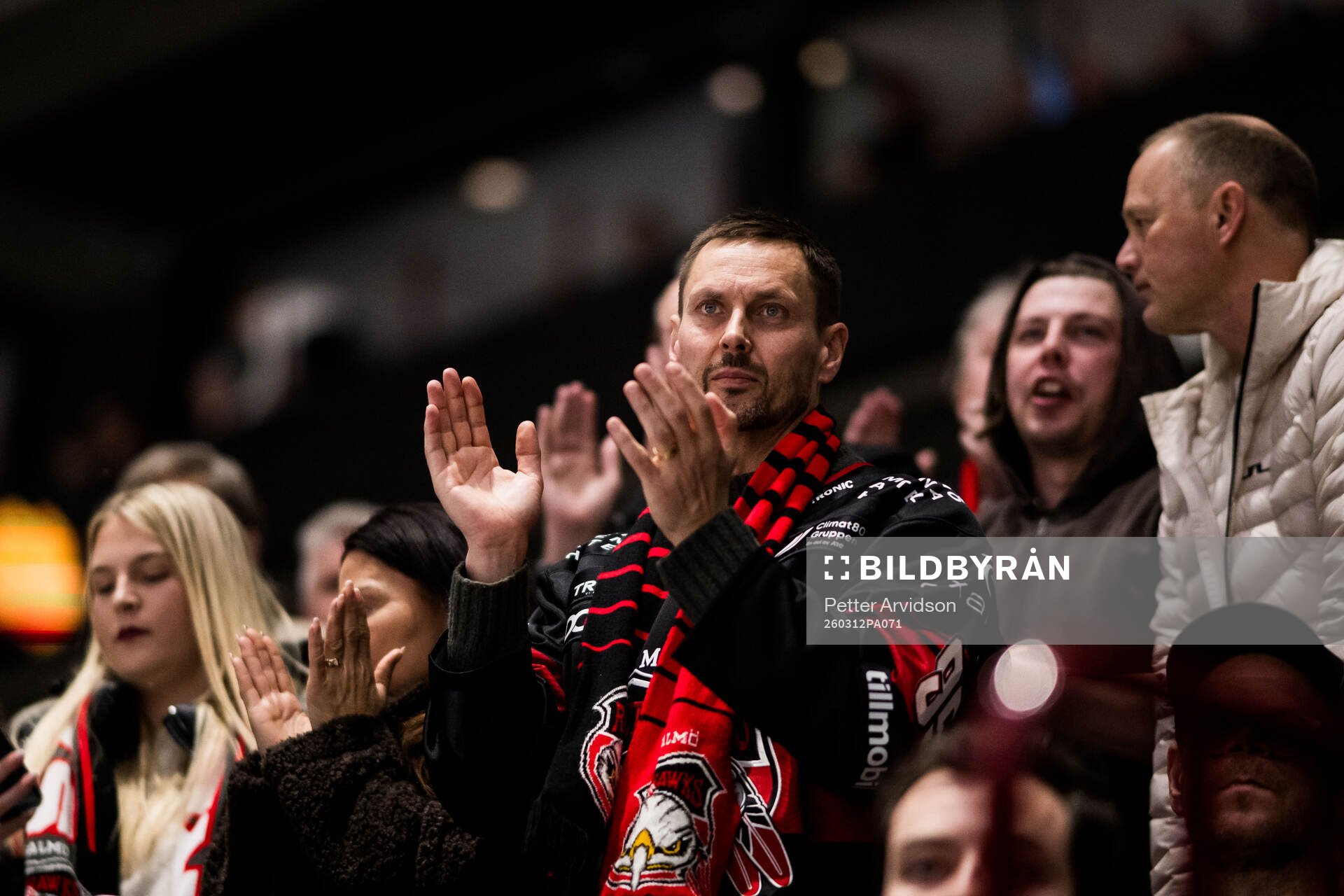 Malmö Redhawks supportrar