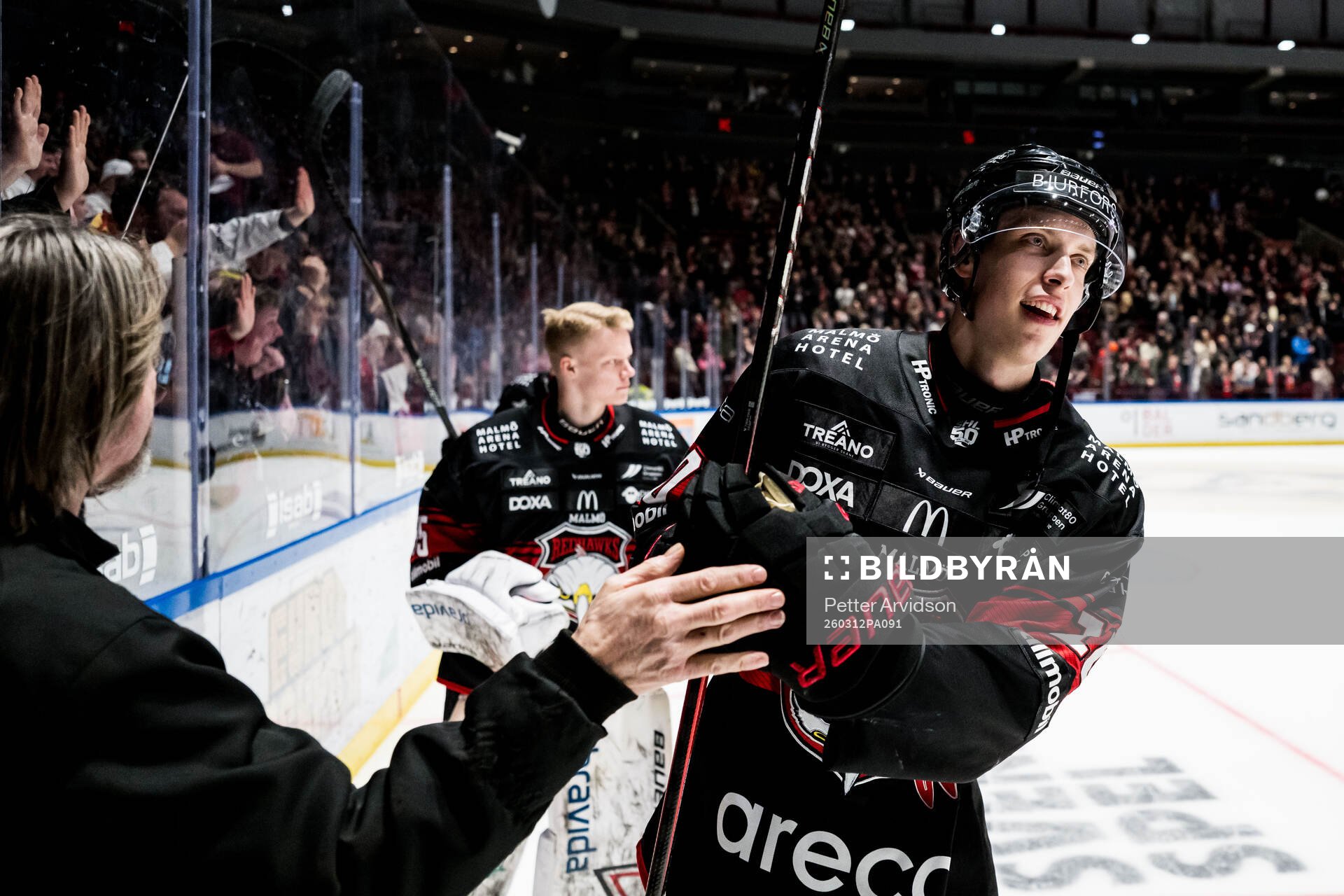 Malmö Redhawks William Von Barnekow jublar