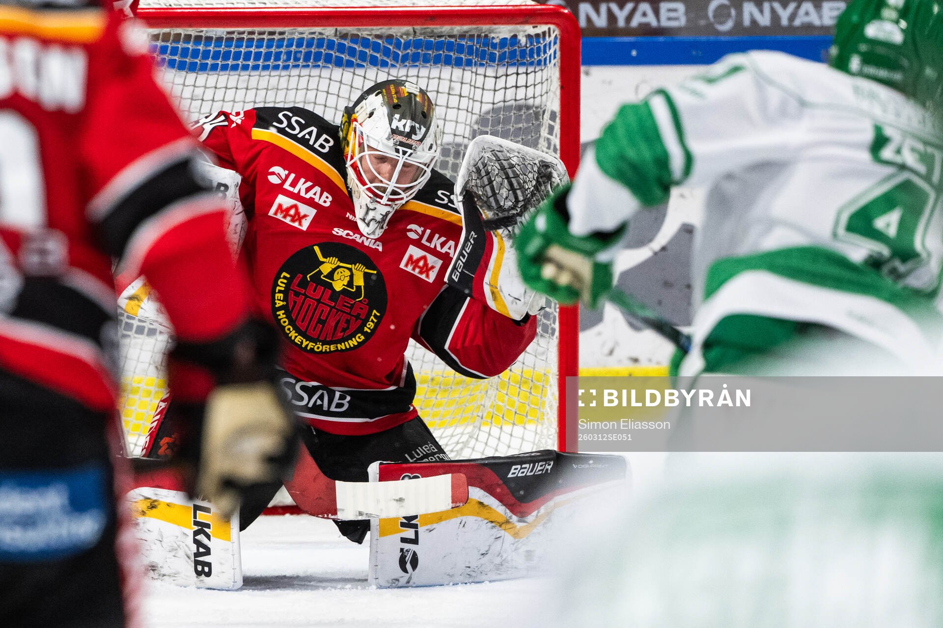 Luleås målvakt Joel Lassinantti
