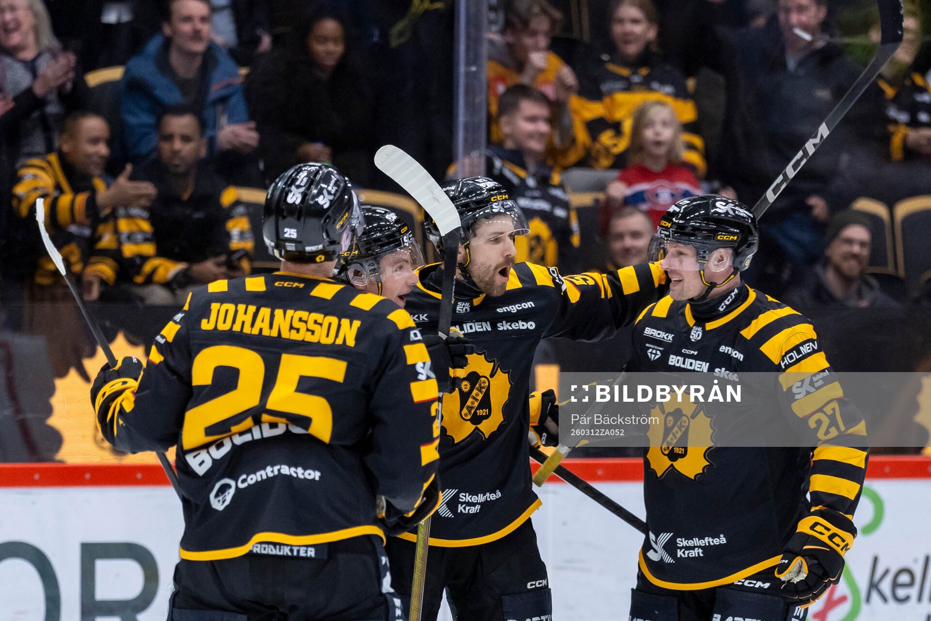 Skellefteås Arvid Lundberg jublar