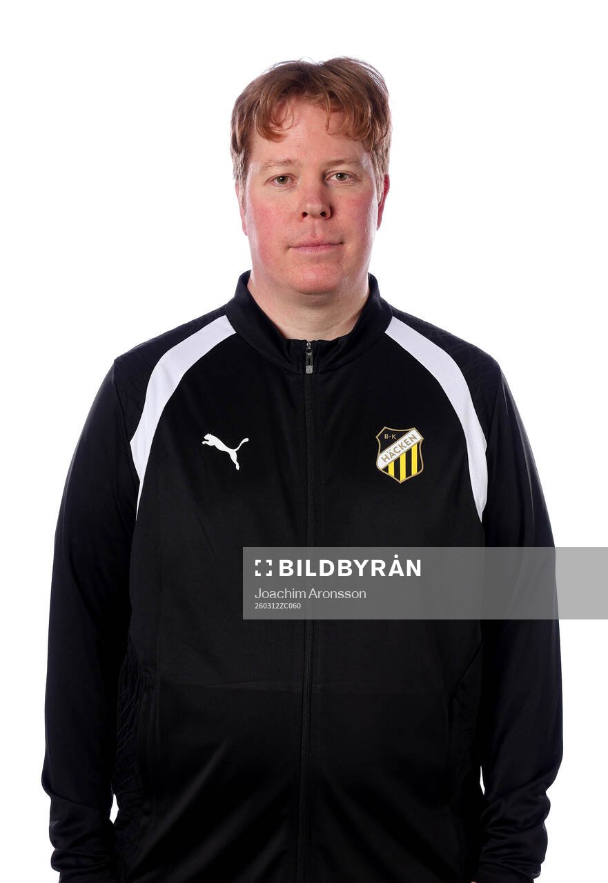 Häckens materialförvaltare Fredrik Arnberg