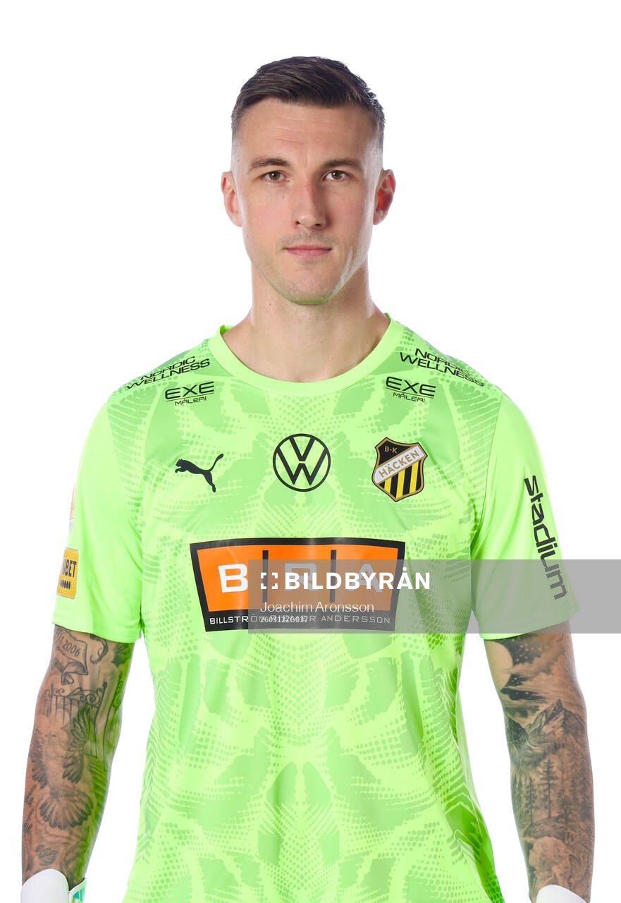 Häckens målvakt Andreas Linde