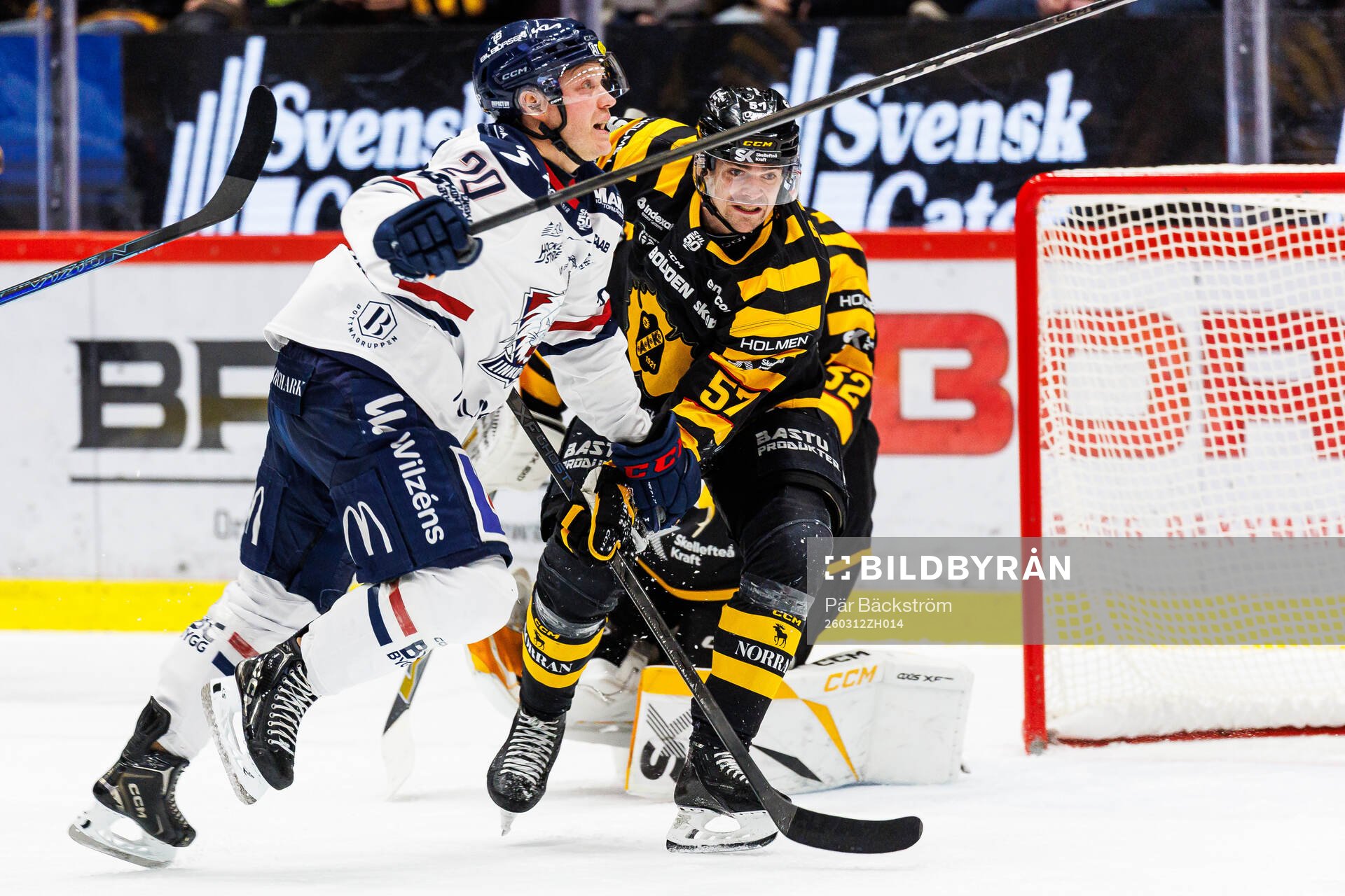 Linköpings Johan Johnsson och Skellefteås Emil Djuse