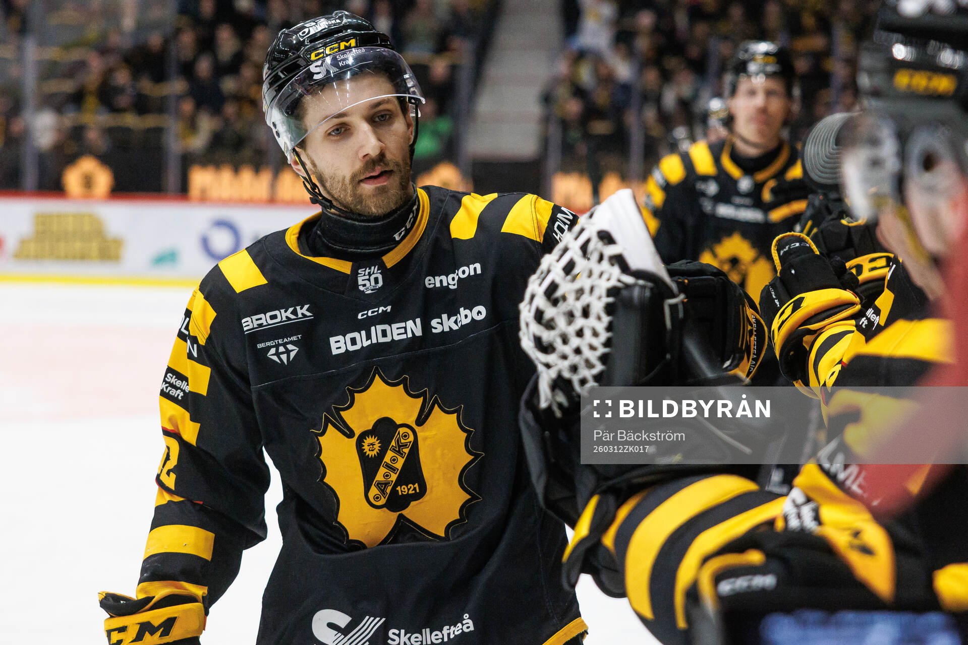 Skellefteås Arvid Lundberg jublar