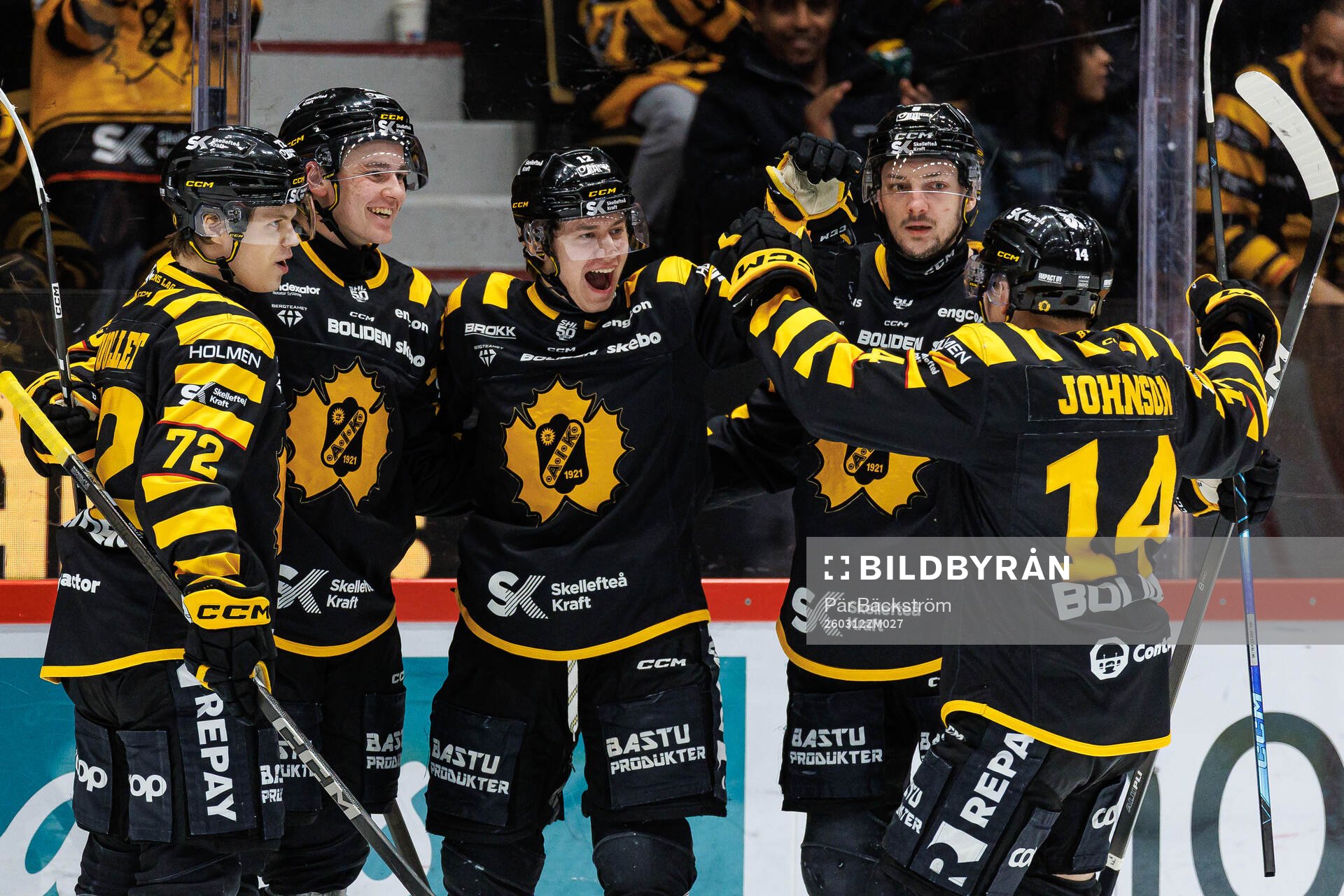 Skellefteås Valter Lindberg jublar