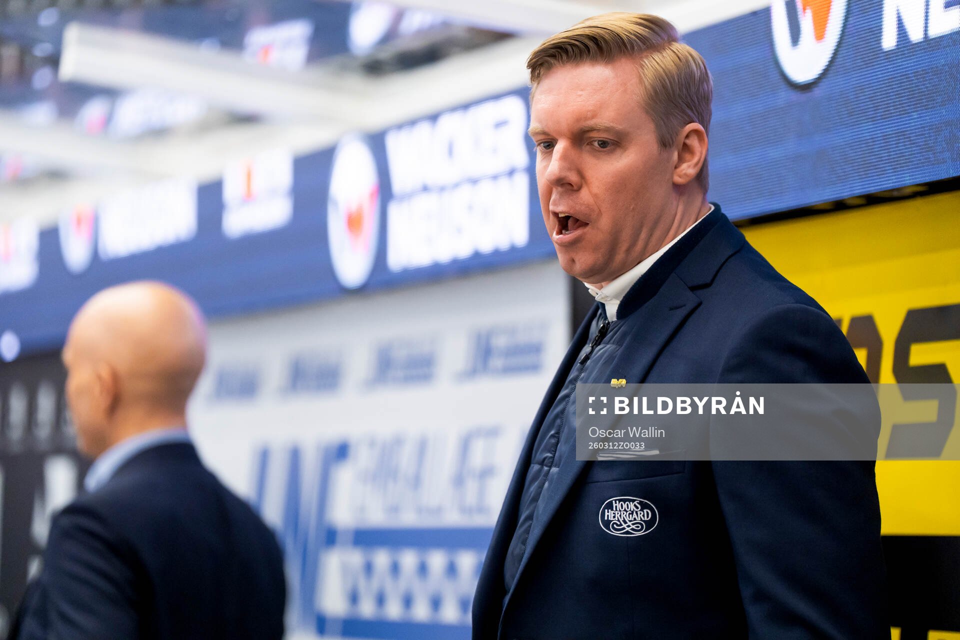 HV71s tränare Anton Blomqvist
