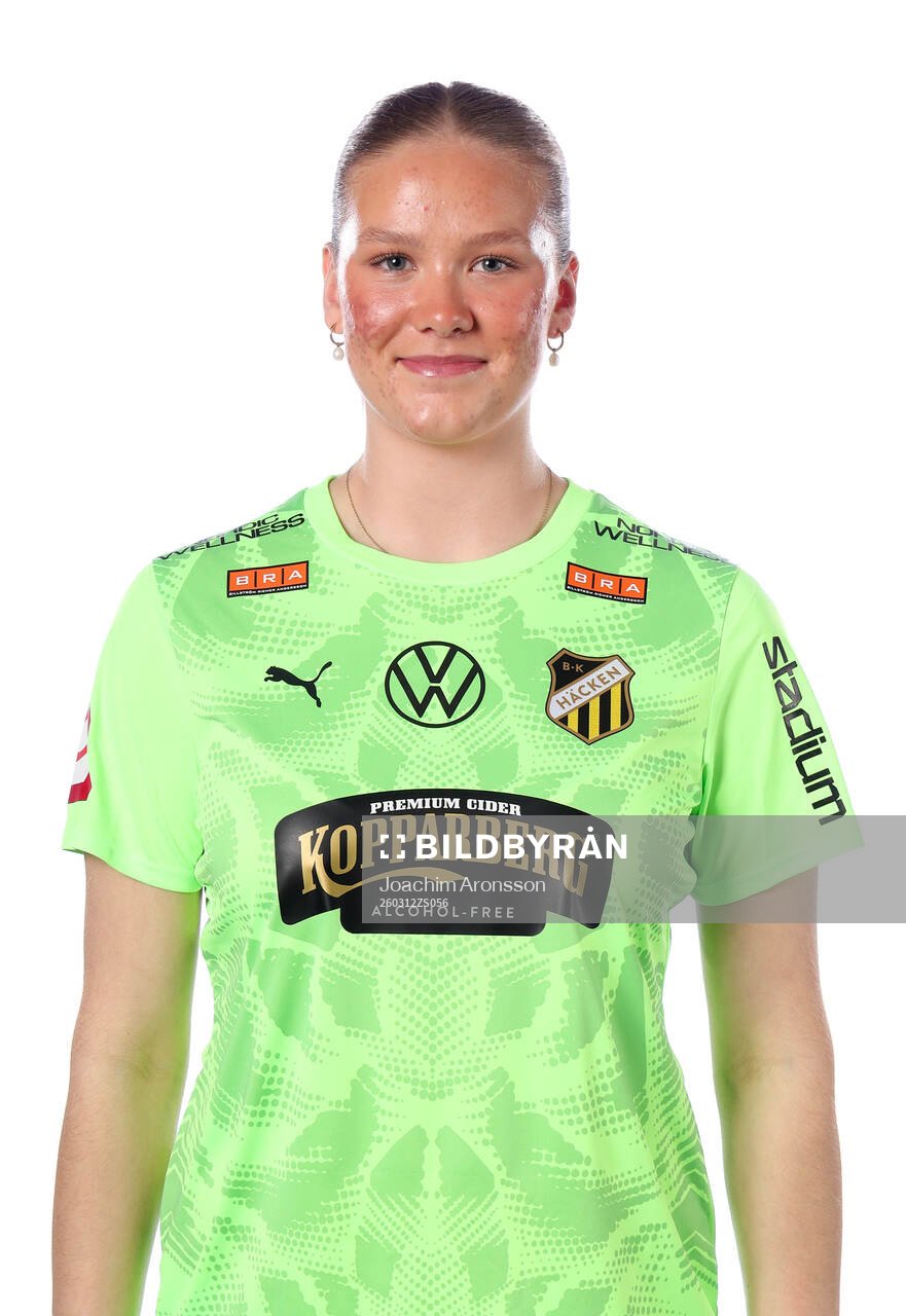 Häckens målvakt Hanna Karlsson