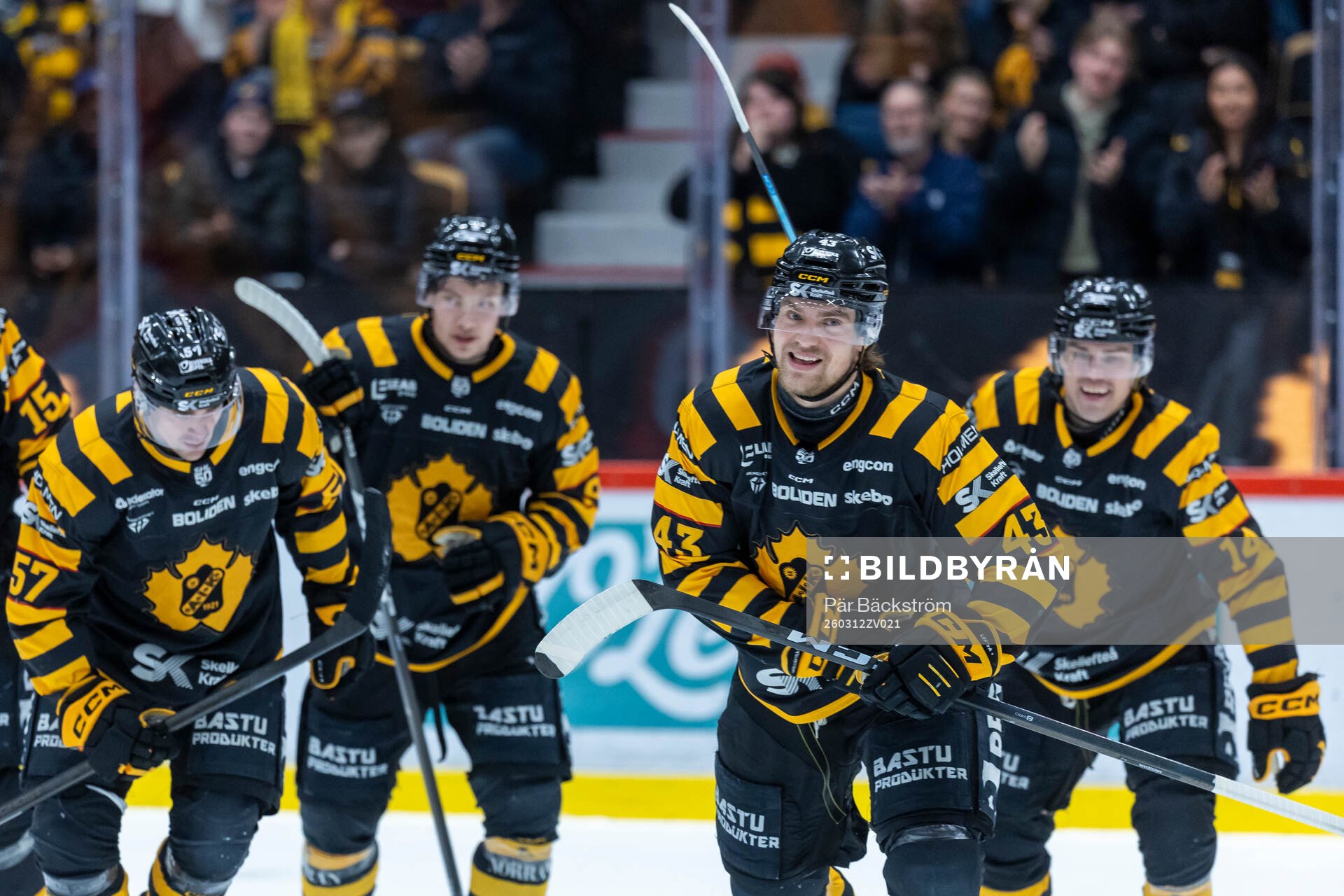 Skellefteås Max Krogdahl jublar