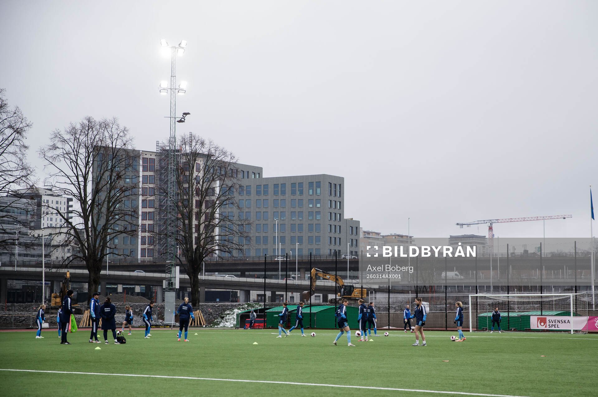 Djurgården värmer upp
