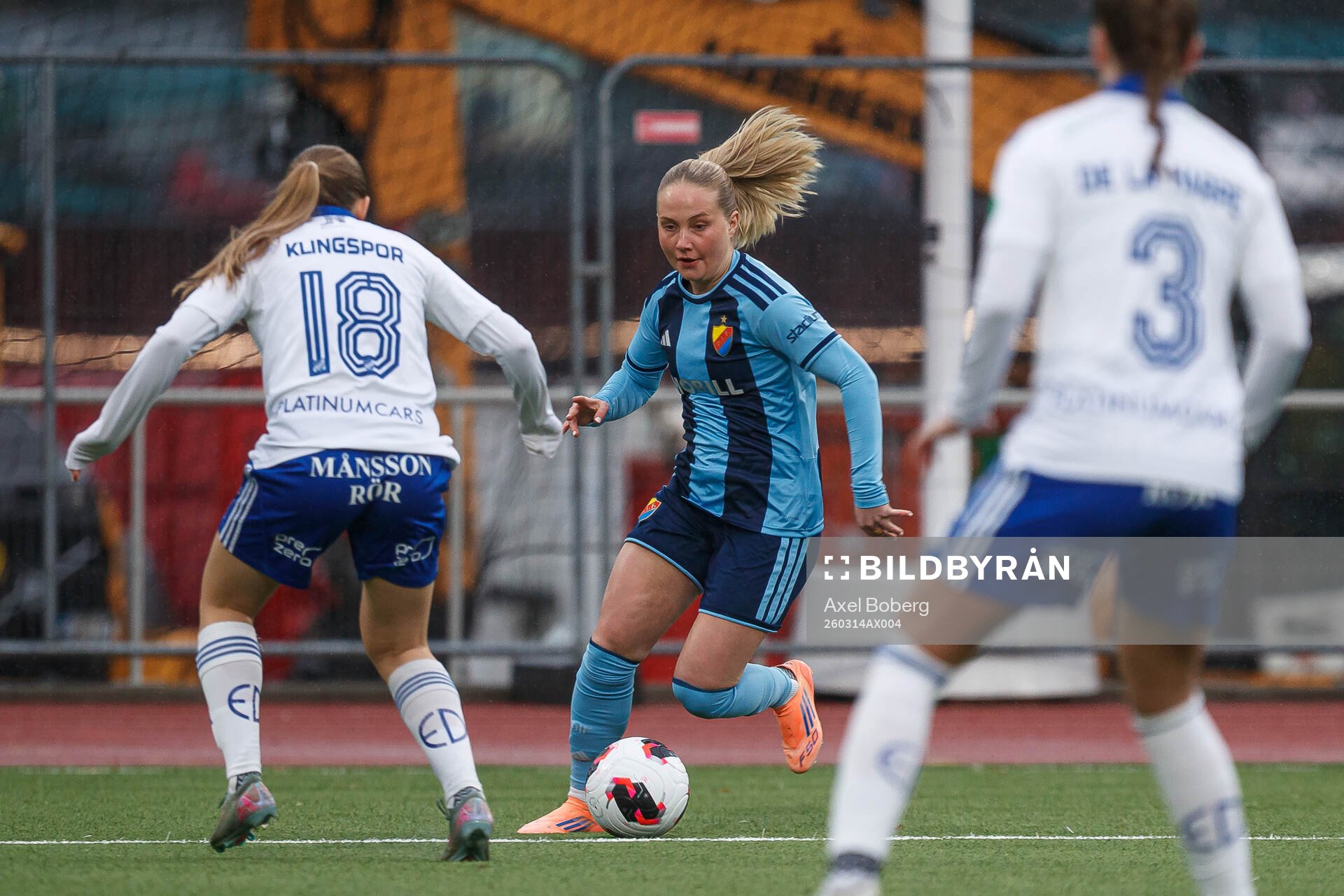 Djurgårdens Maria Olafsdottir Gros och IFK Norrköpings