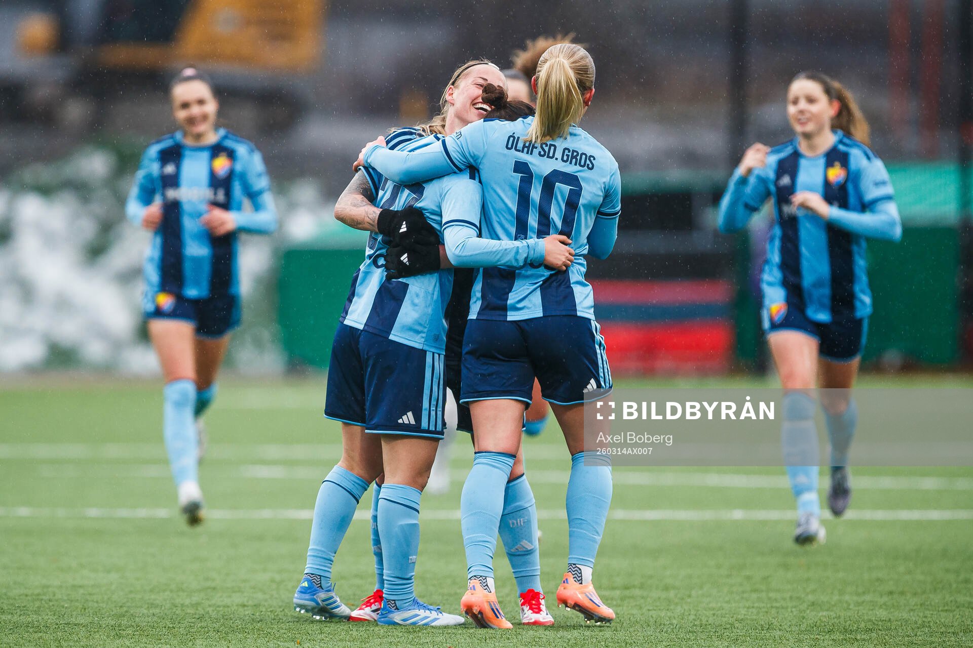 Djurgårdens Urara Watanabe jublar