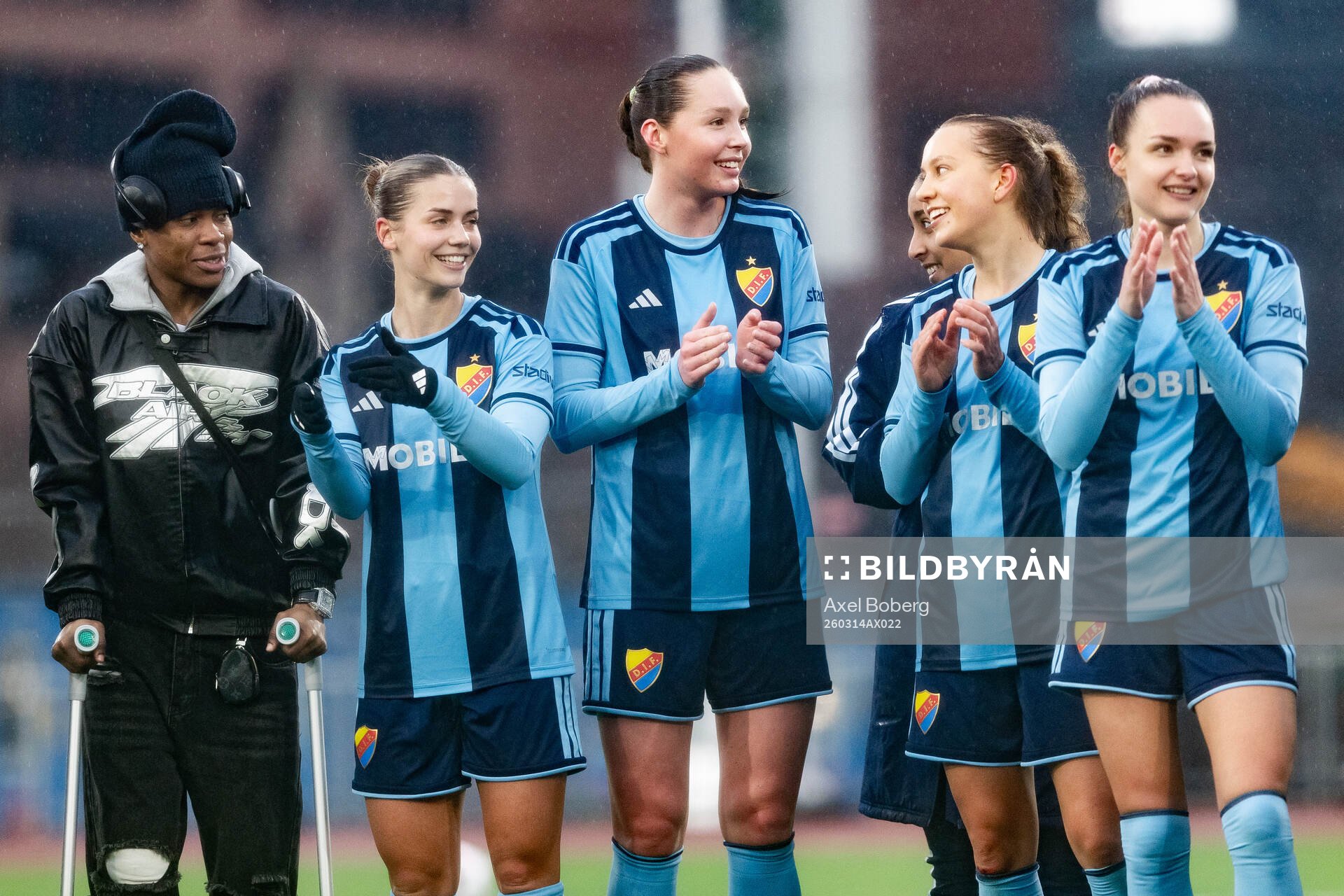 Djurgårdens Zoe Källström jublar