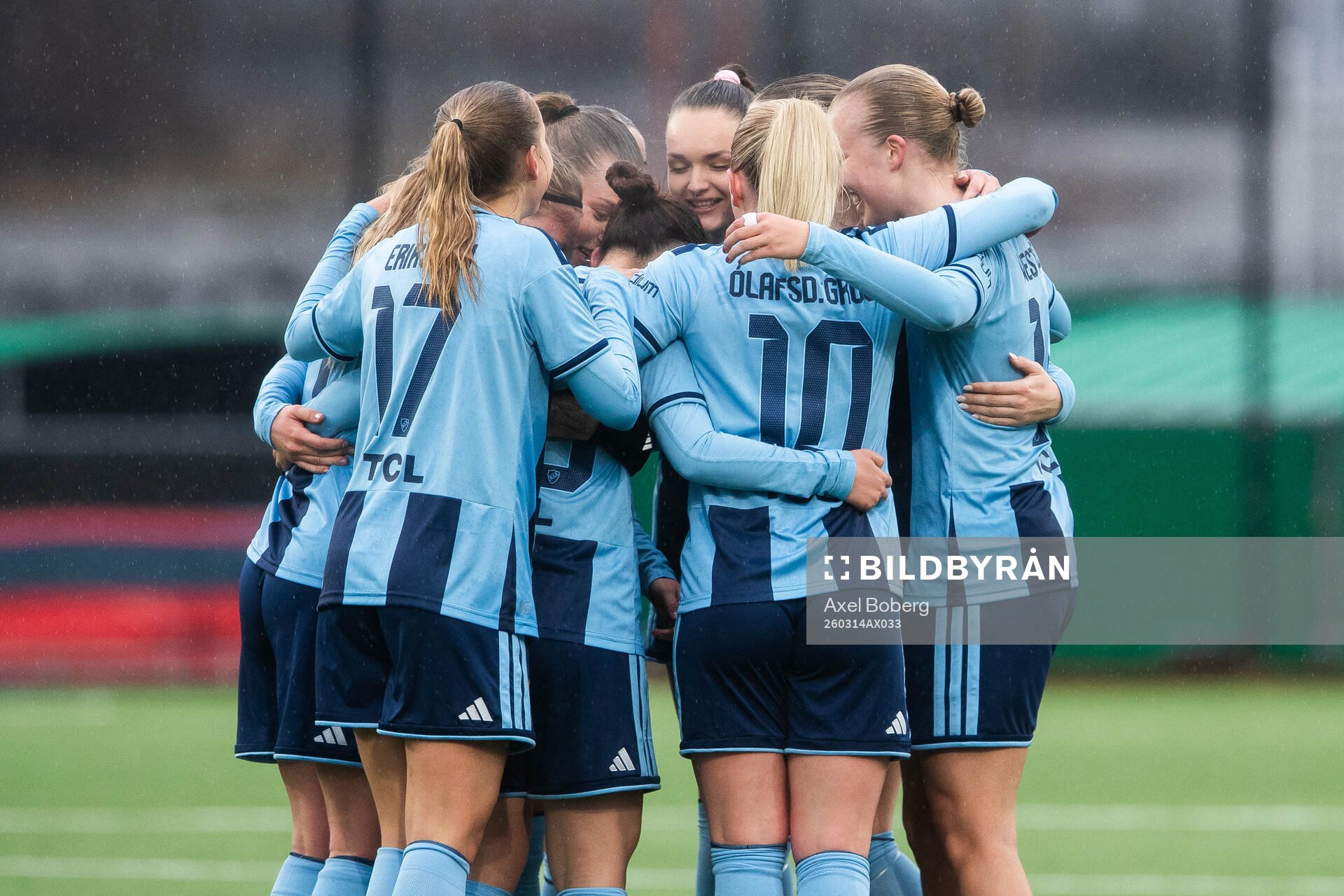 Djurgårdens Sara Eriksson och Maria Olafsdottir Gros