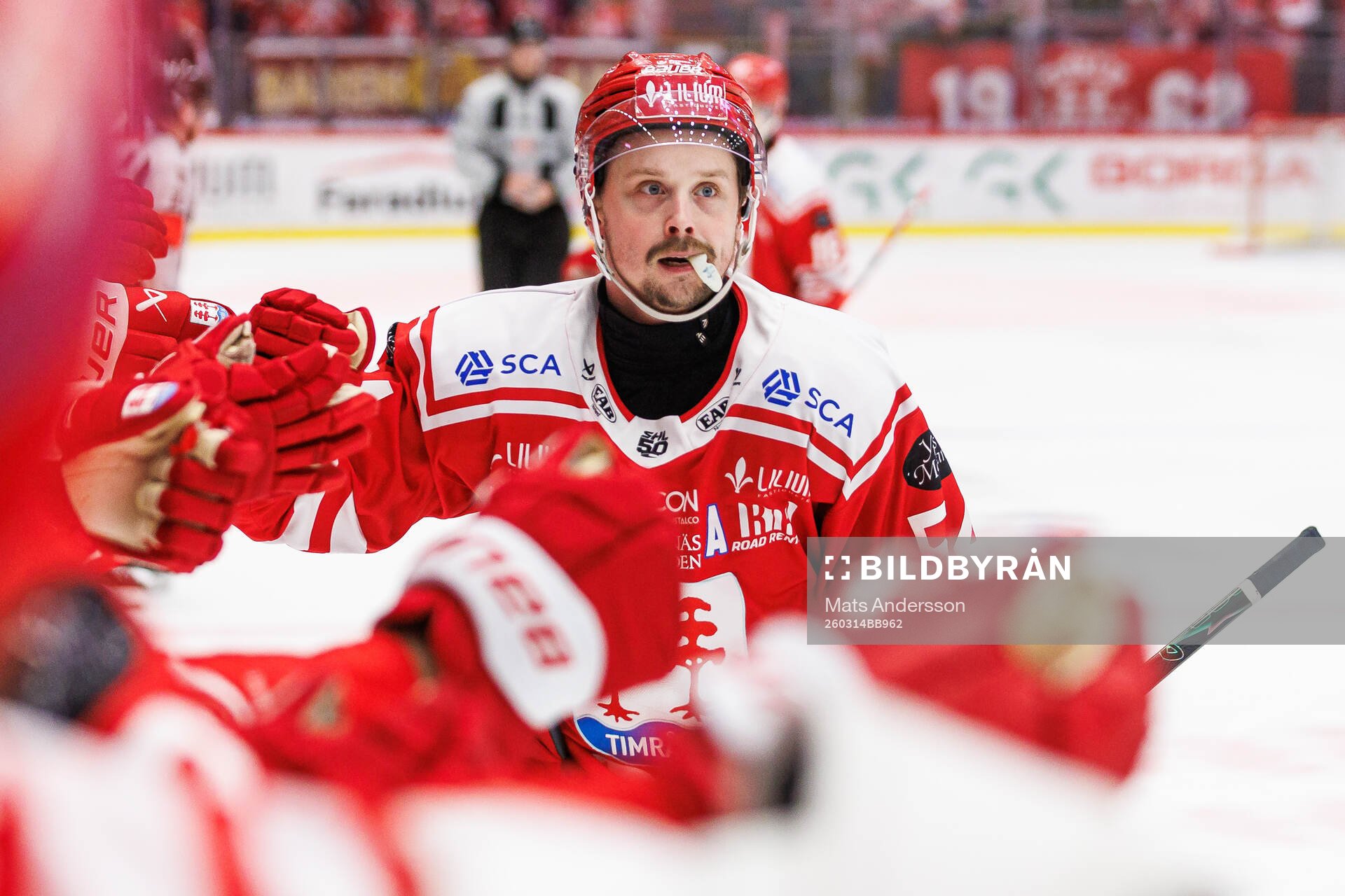 Timrås Jonathan Dahlén jublar
