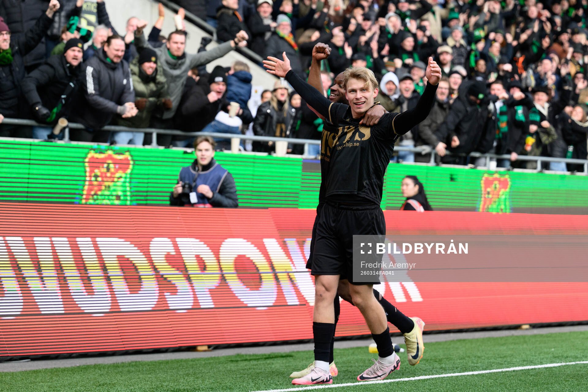 GAIS Rasmus Niklasson Petrovic jublar