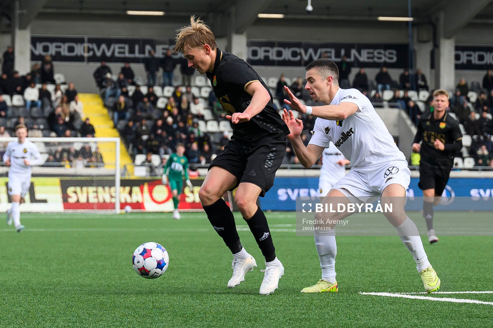 GAISs Henry Sletsjøe och AIKs Dino Besirovic