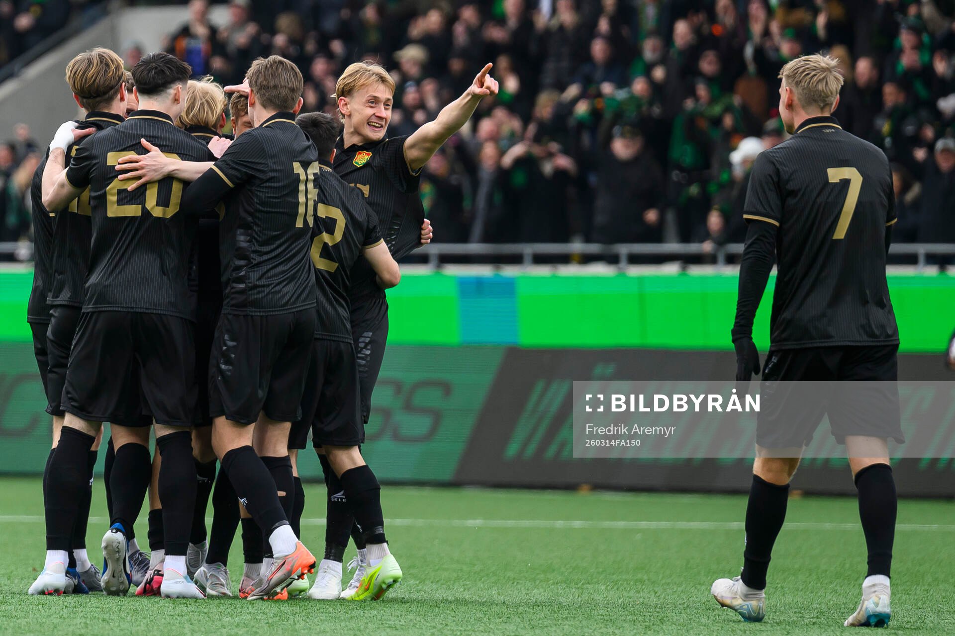 GAIS spelare jublar