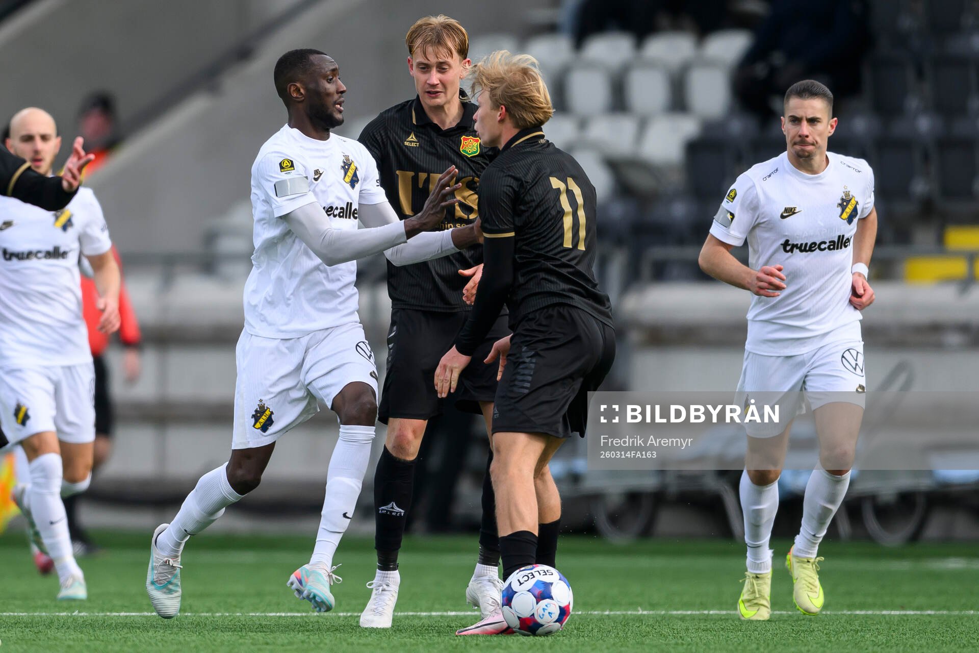 AIKs Ibrahim Cisse , GAISs Henry Sletsjøe och Rasmus