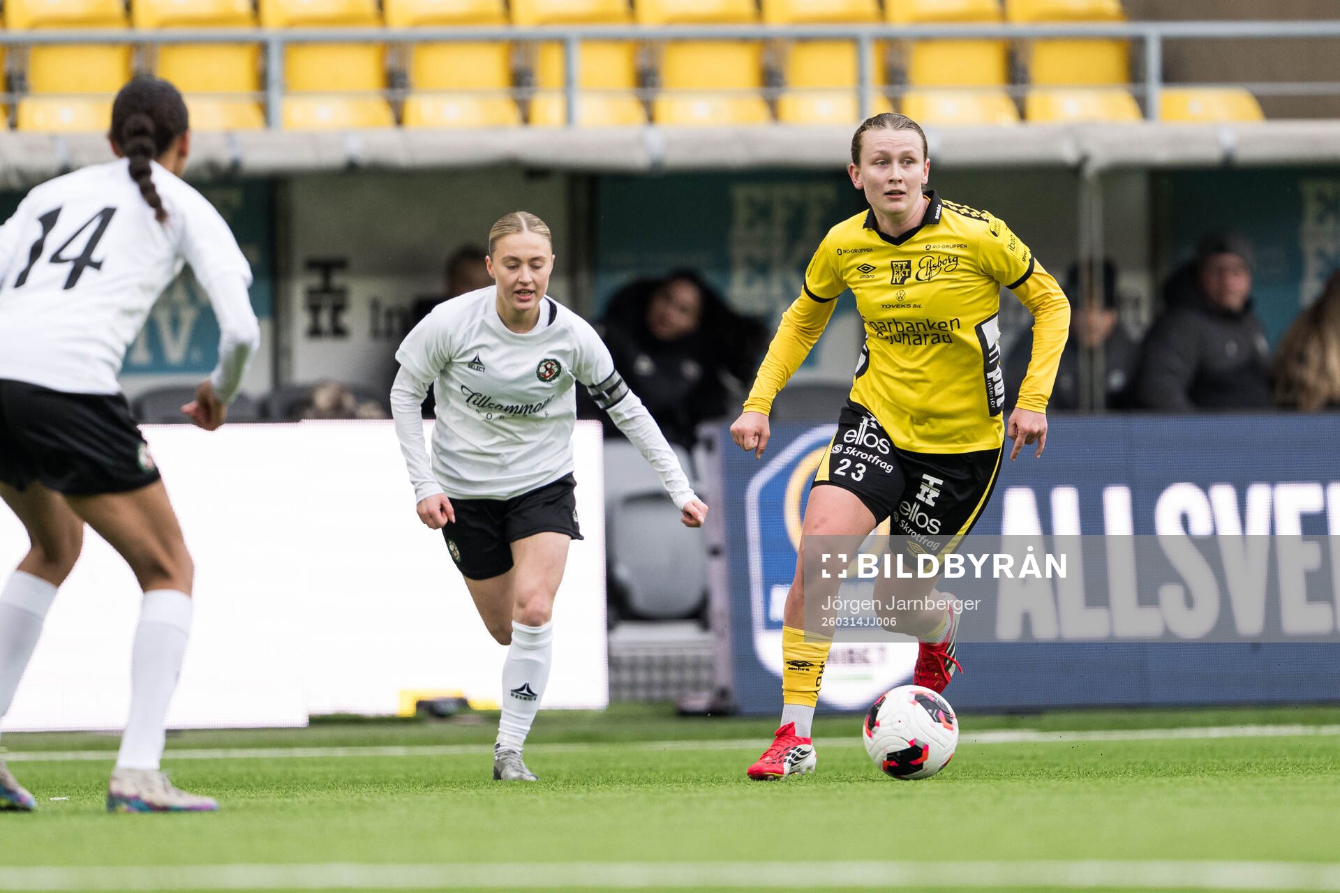 Örebro SKs Nora Törngren och Elfsborgs Ellen Nilsson