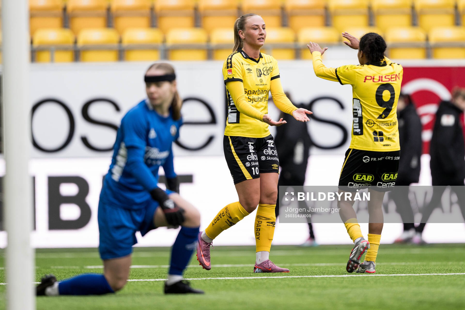 Elfsborgs Stina Jensen jublar