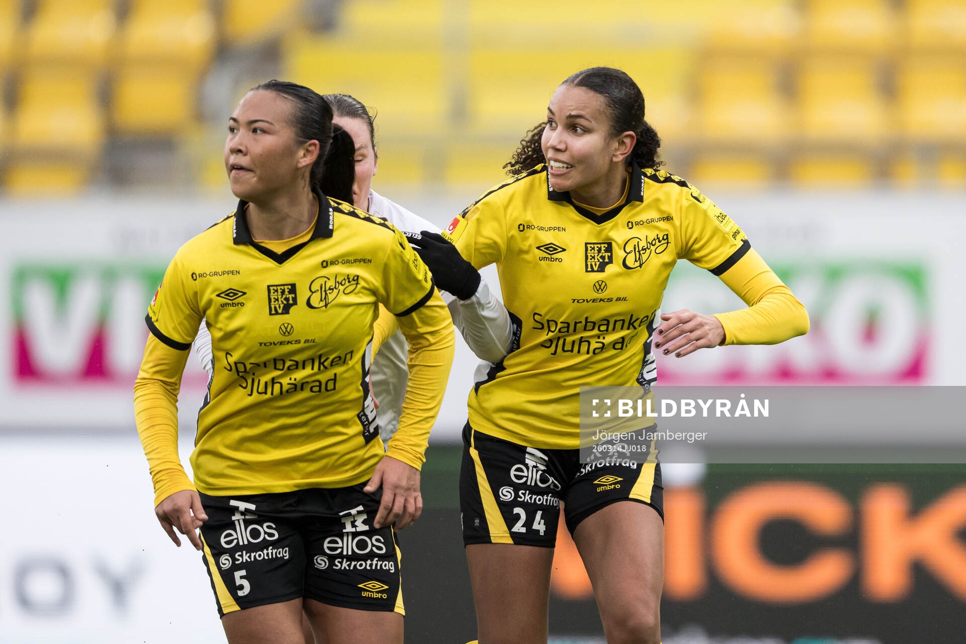 Elfsborgs Matilda Mårtensson och Julia Gilkes