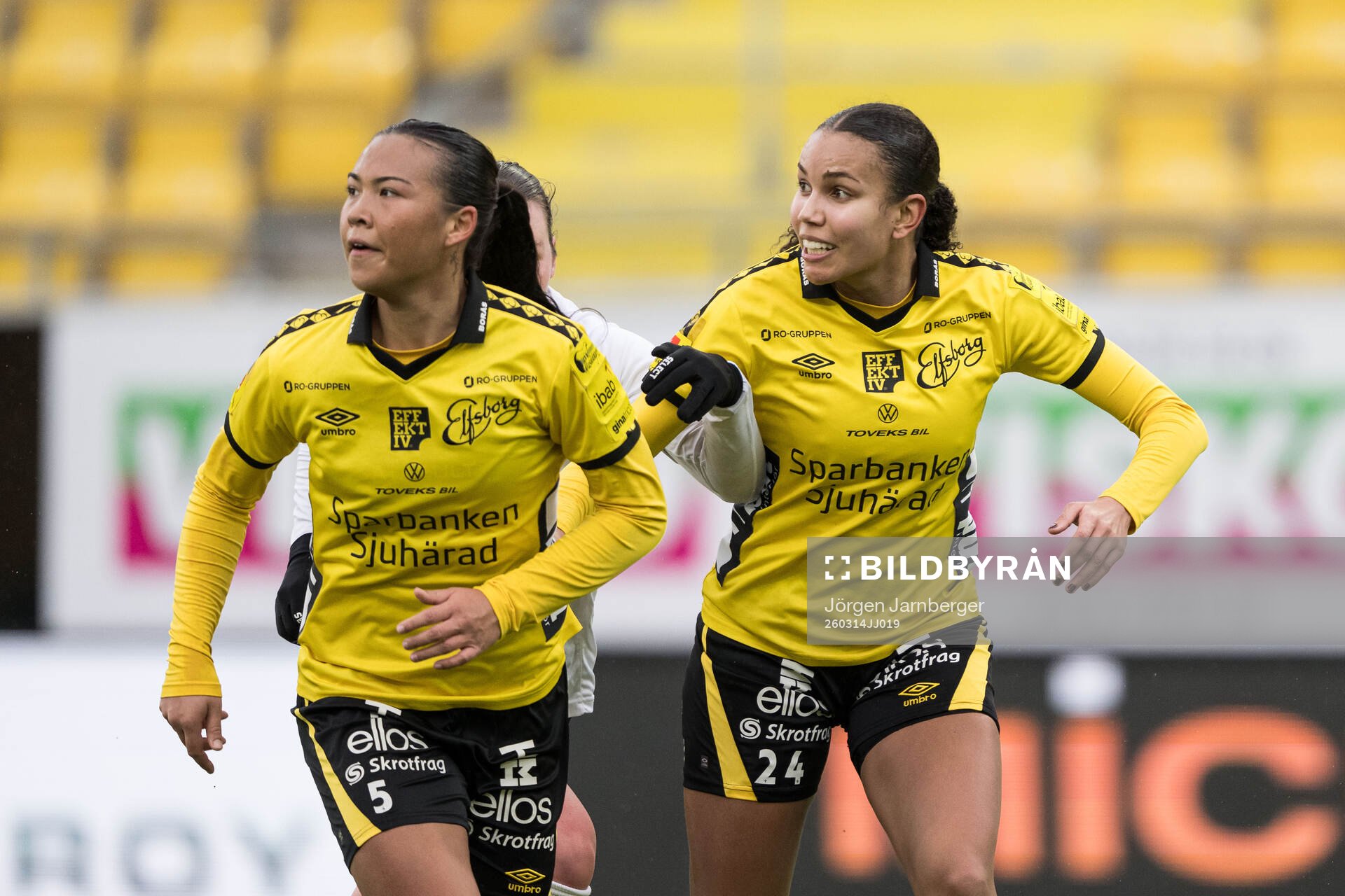 Elfsborgs Matilda Mårtensson och Julia Gilkes