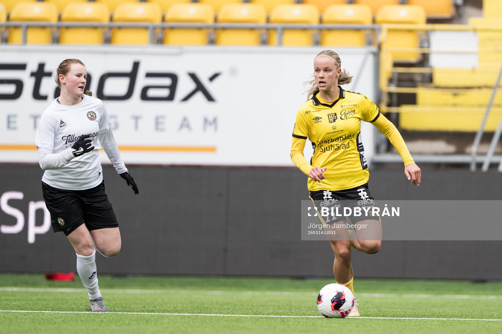 Örebro SKs Elisabeth Tillenius och Elfsborgs Mollie