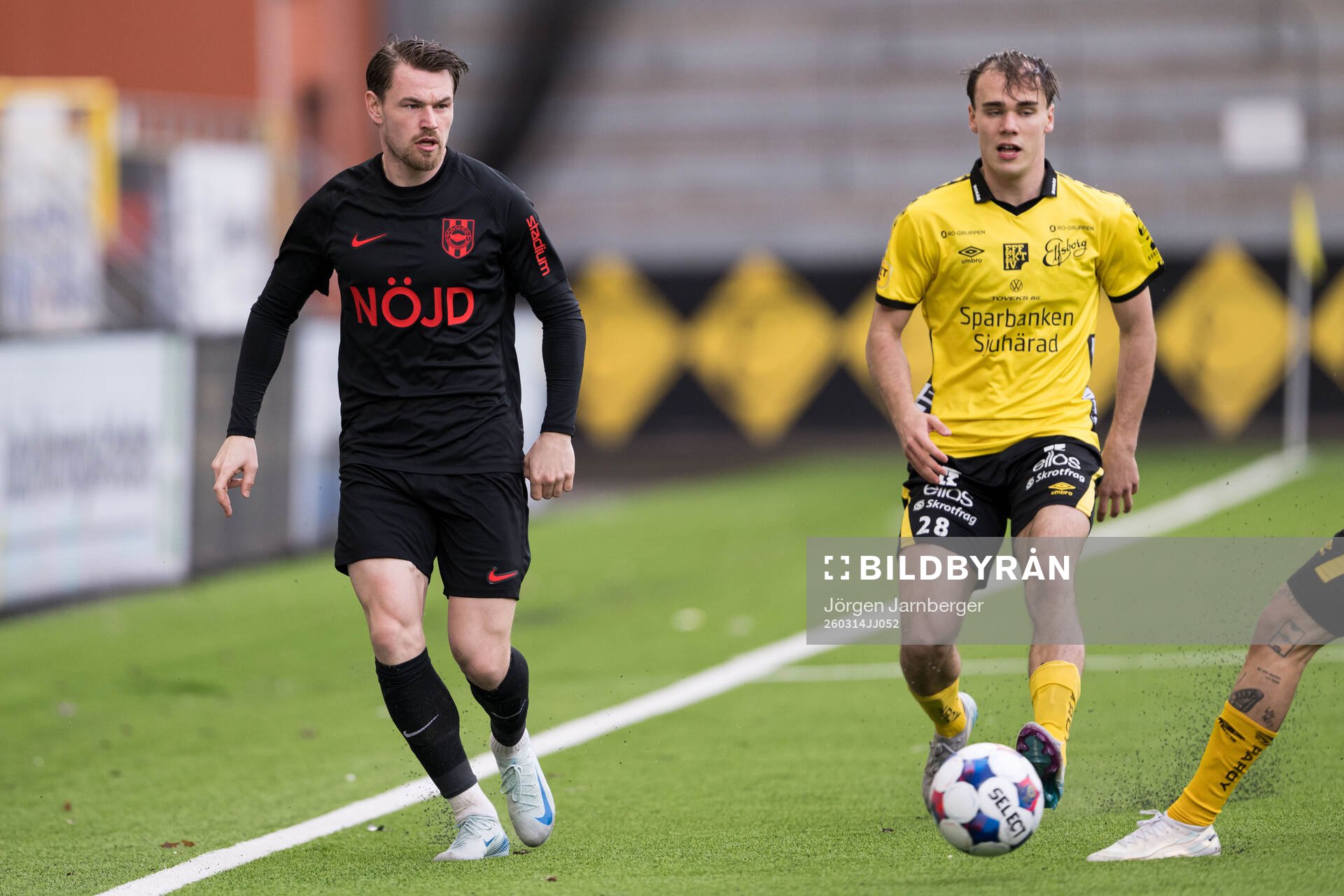 Brommapojkarnas Rasmus Örqvist och Elfsborgs Frode Aronsson