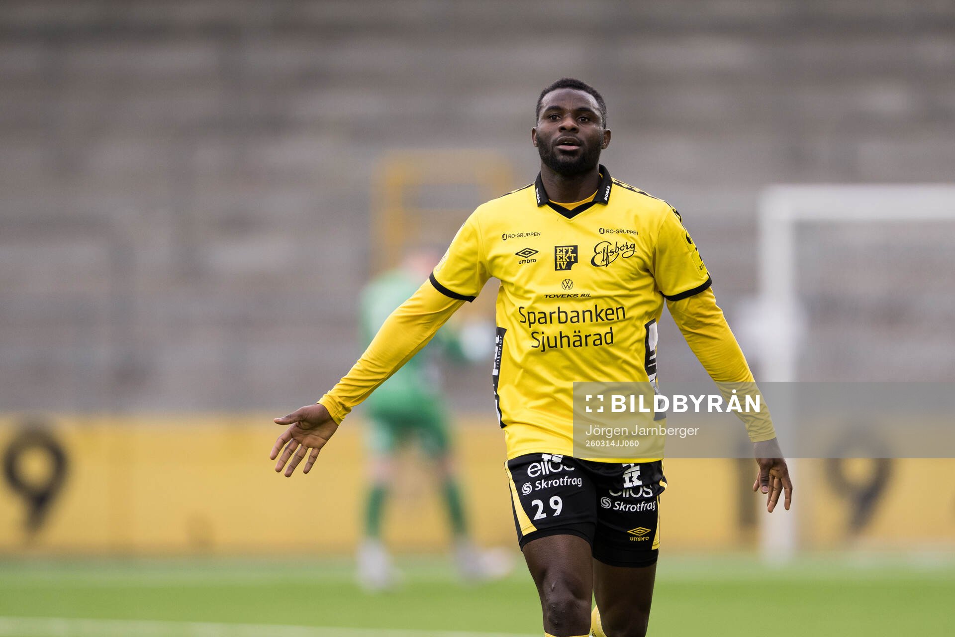 Elfsborgs Buhari Ibrahim jublar