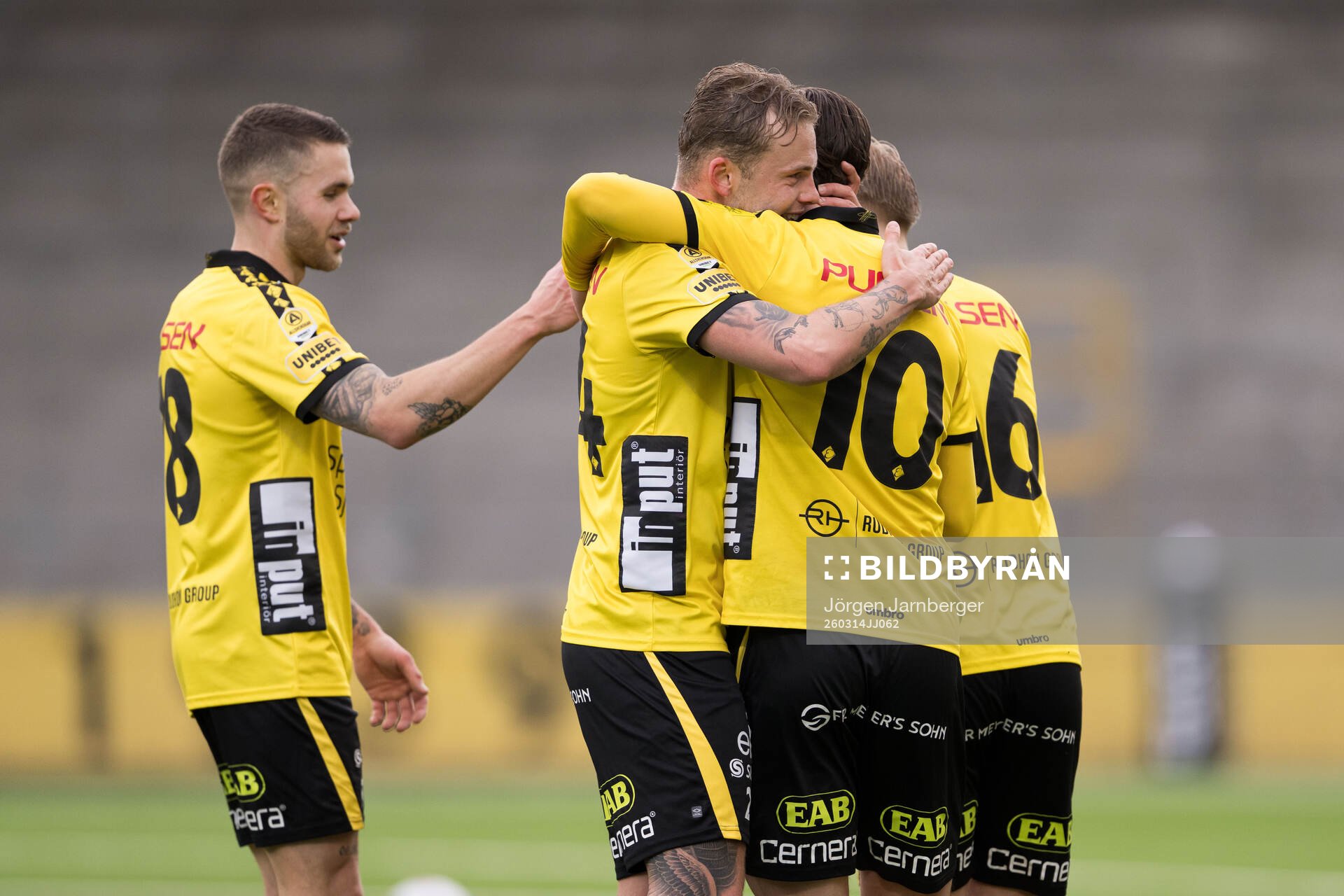 Elfsborgs spelare jublar