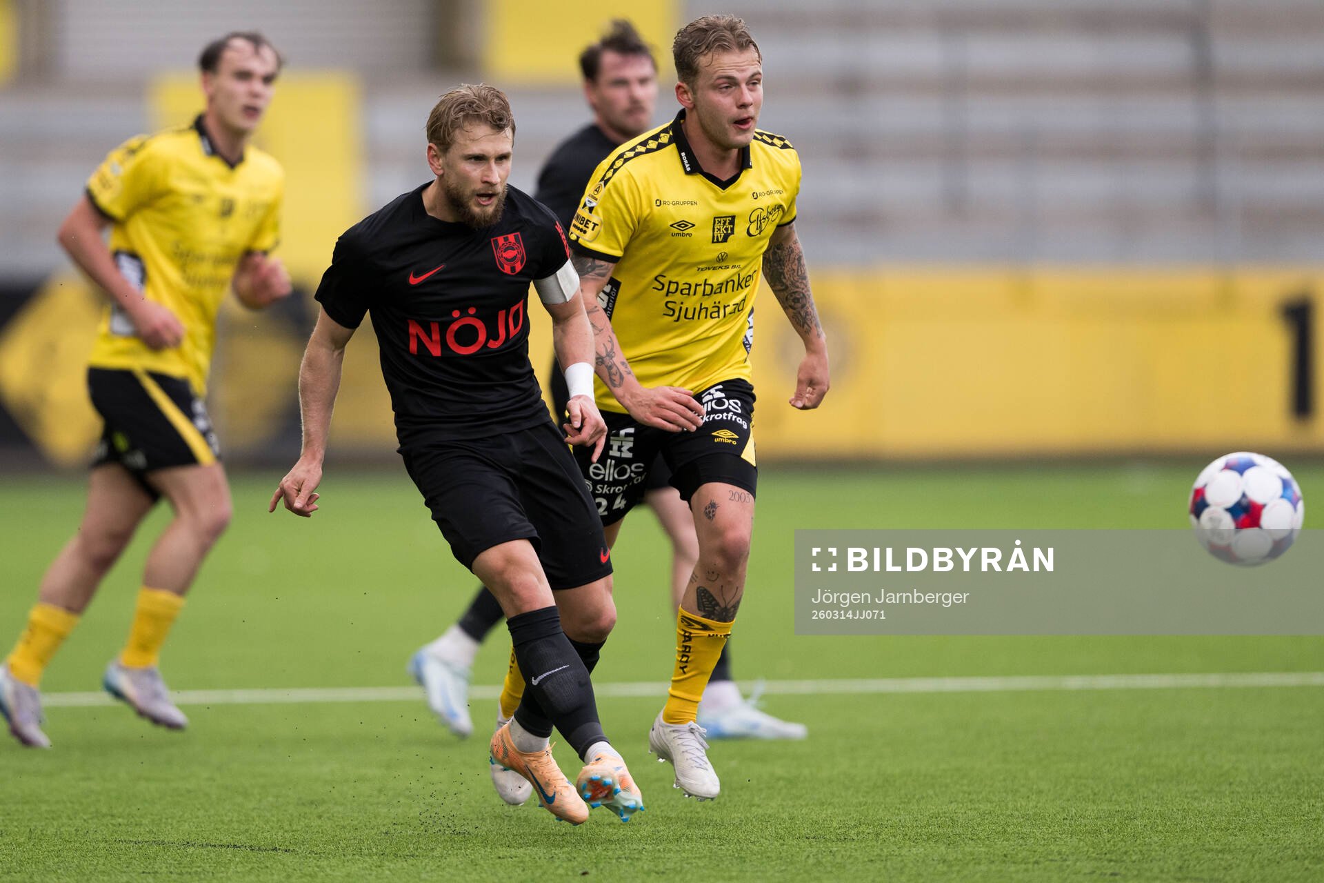 Brommapojkarnas Simon Strand och Elfsborgs Frederik Ihler
