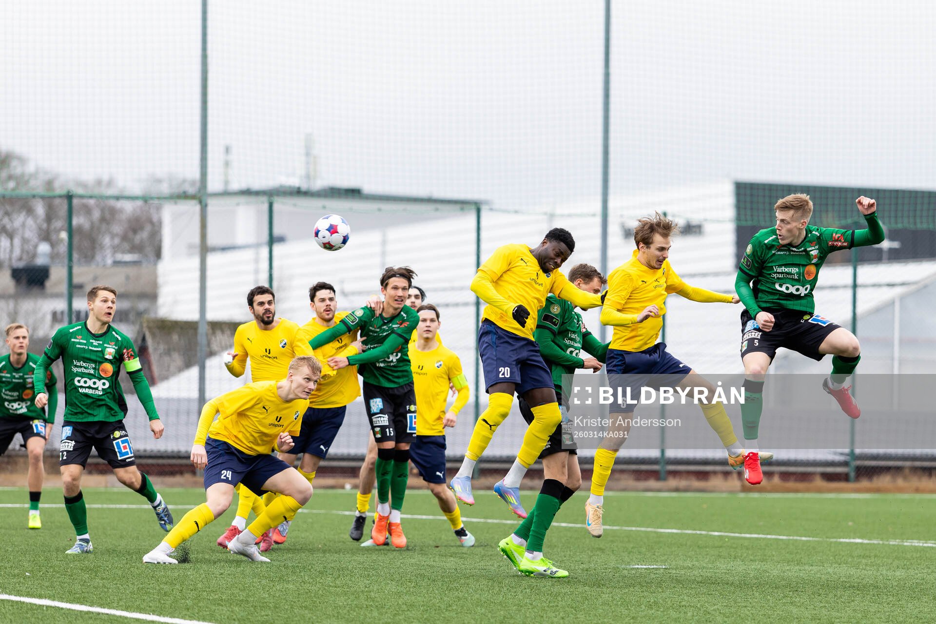 Varbergs Emil Hellman med en nick