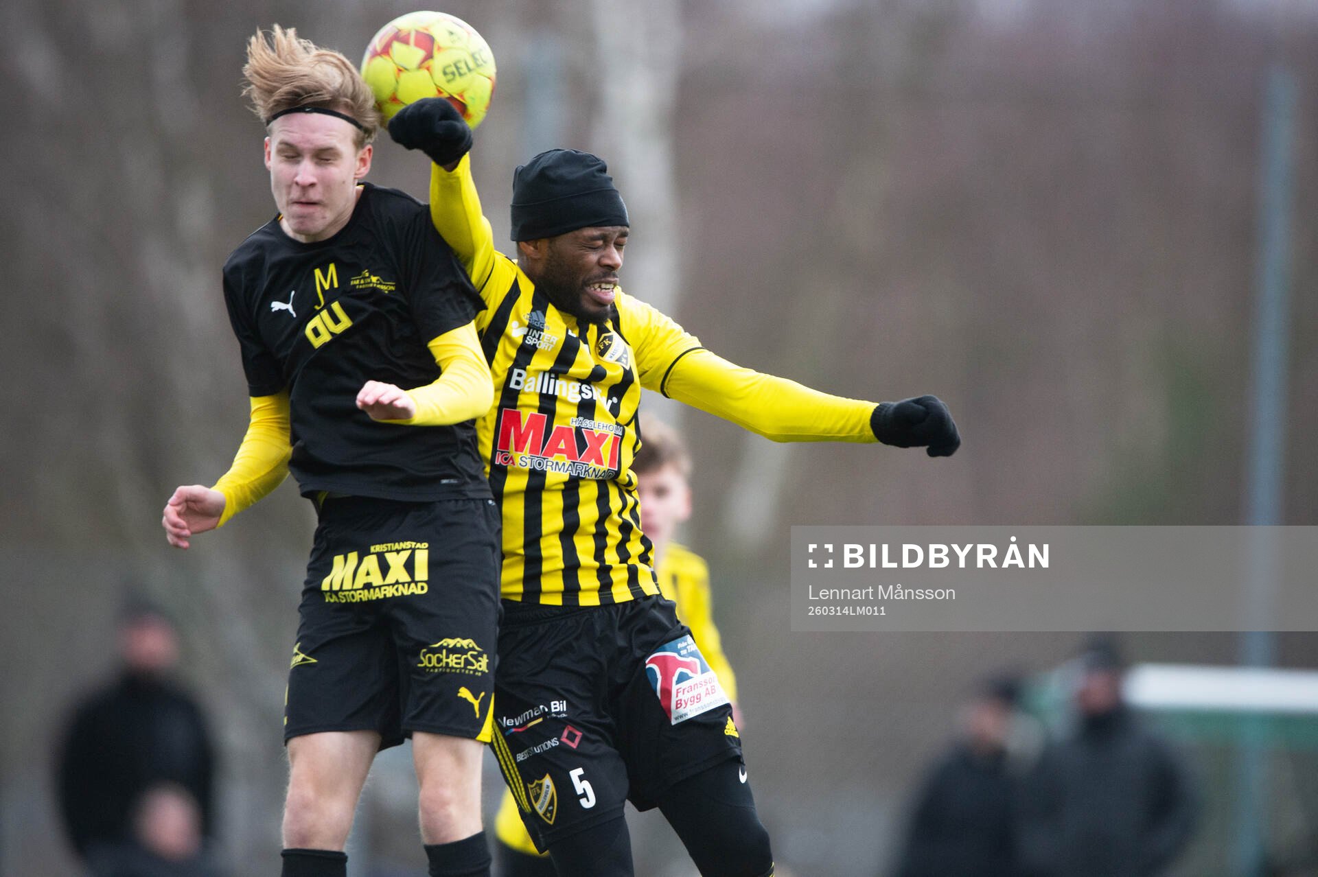 IFK Hässleholms Saikou Jawneh i matchen mellan IFK
