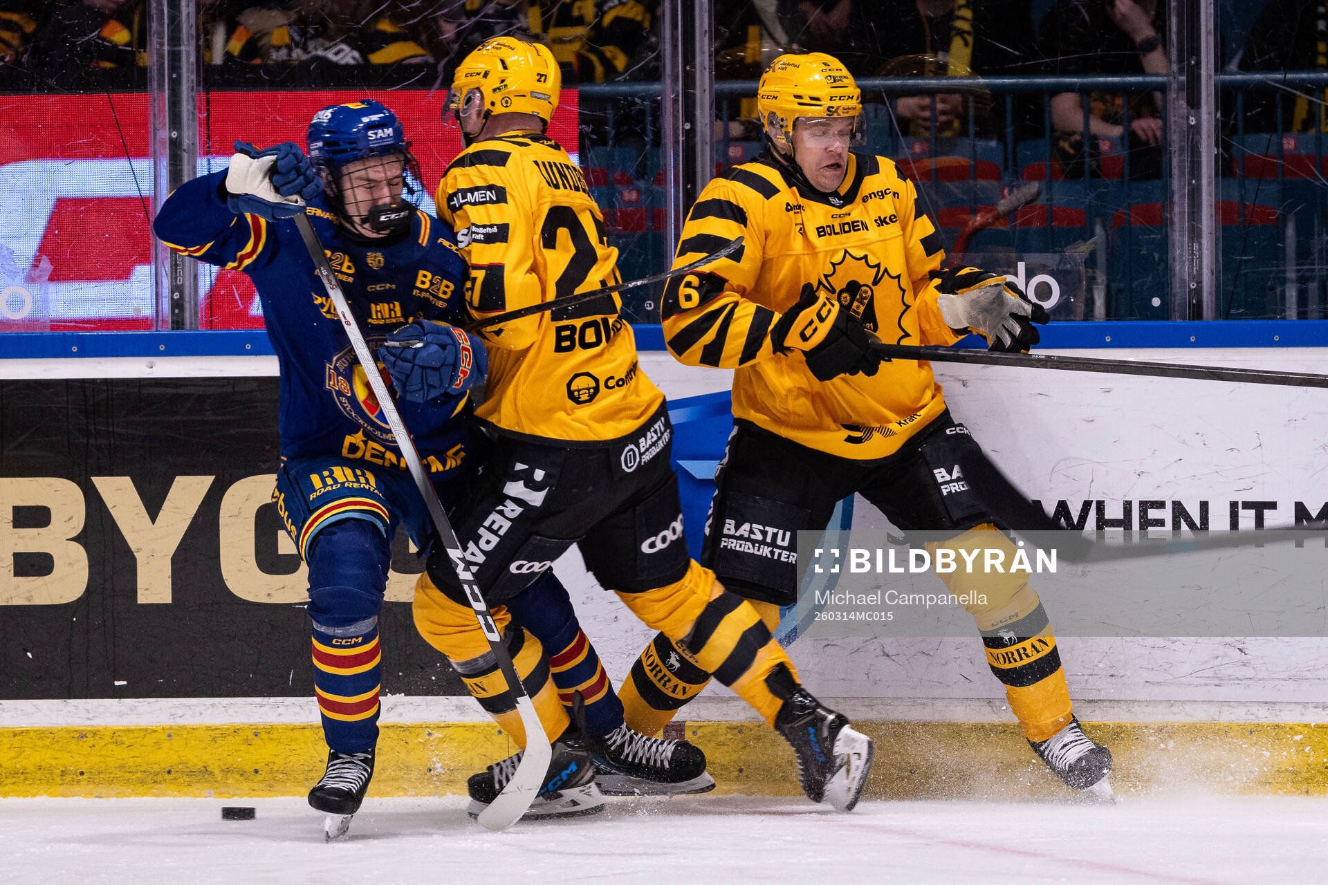 Djurgårdens Marcus Nordmark mot Skellefteås Martin