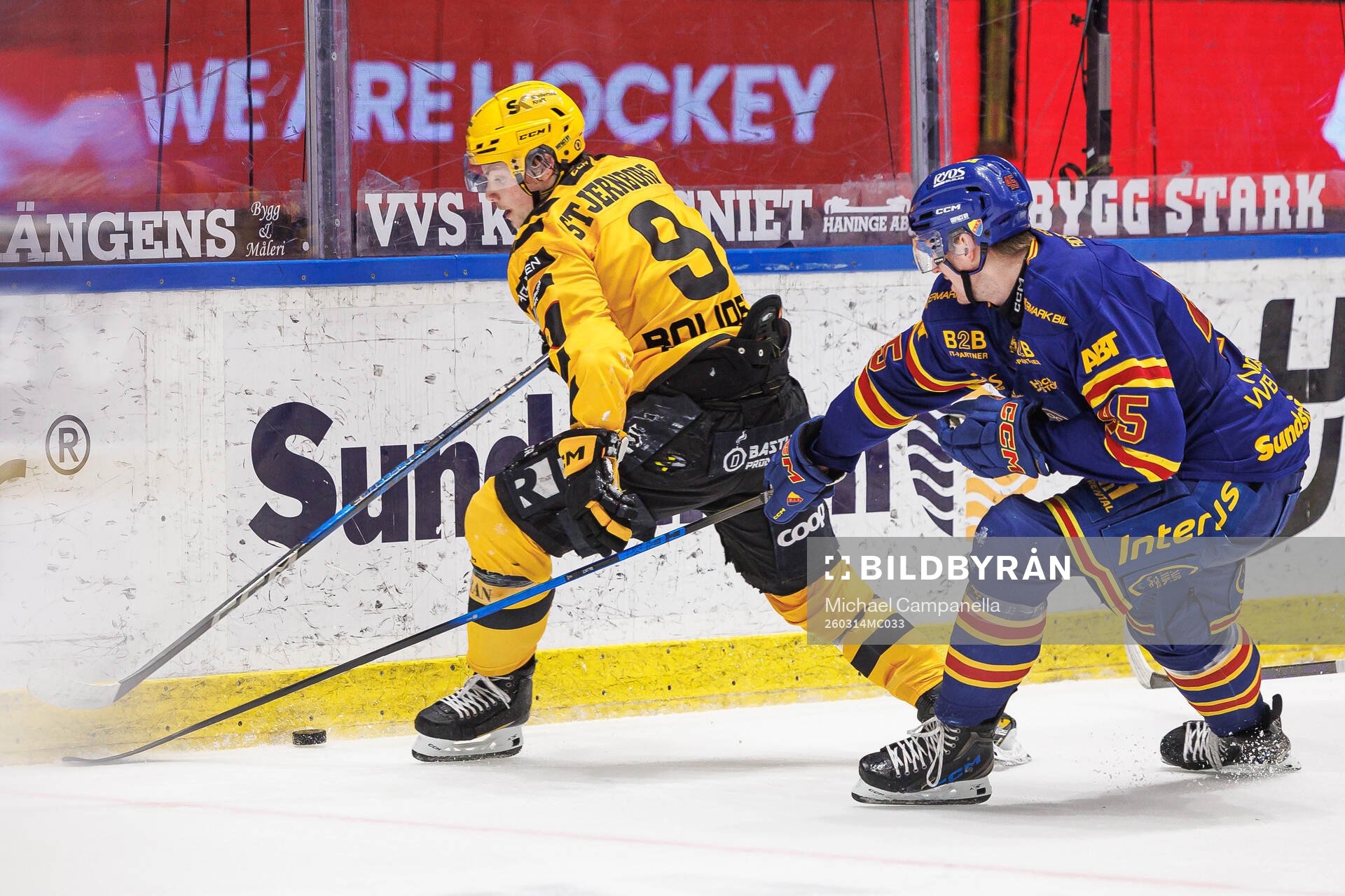 Skellefteås Victor Stjernborg och Djurgårdens Hugo Blixt