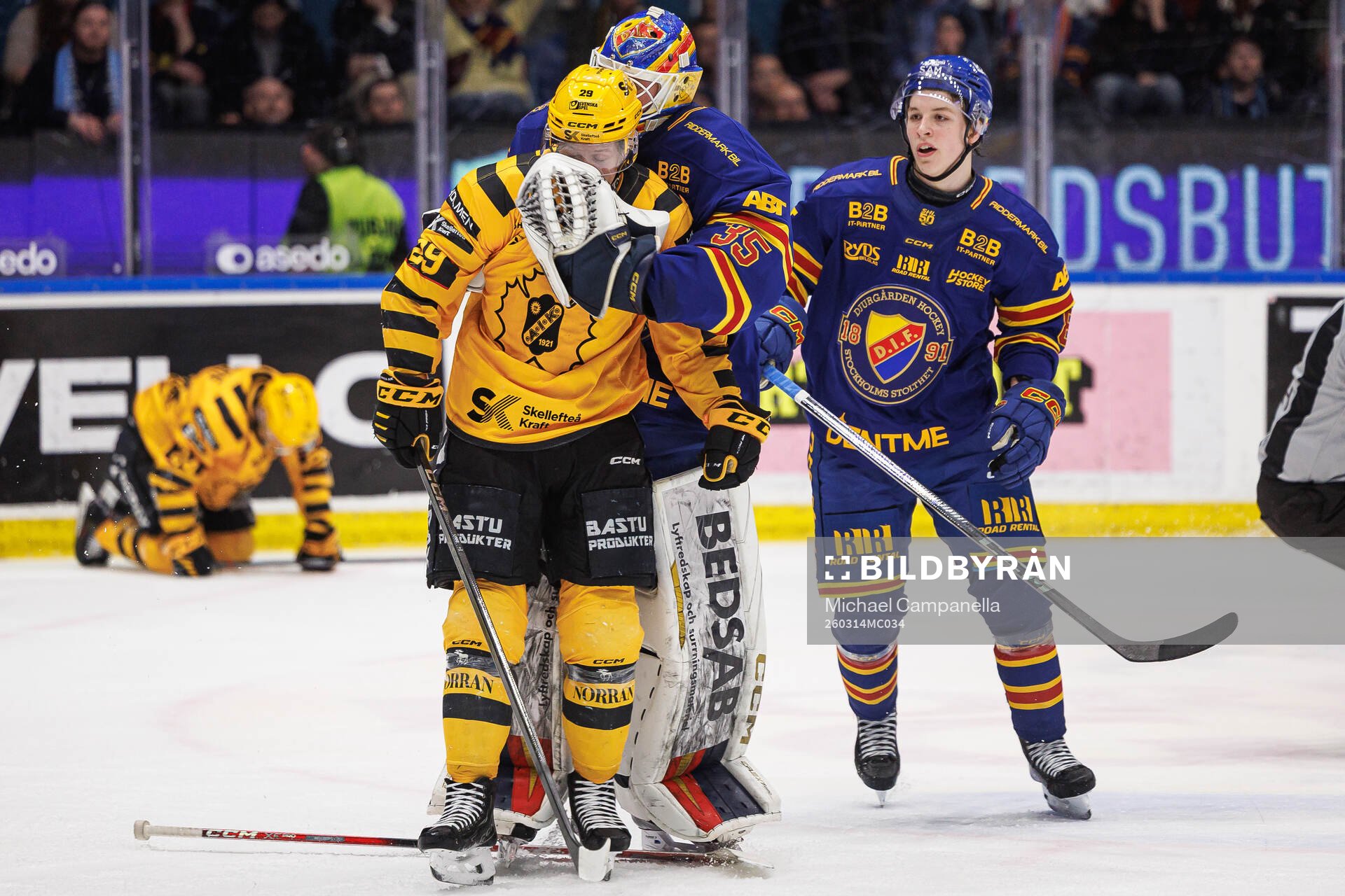 Skellefteås Mikkel Aagaard i bråk med Djurgårdens