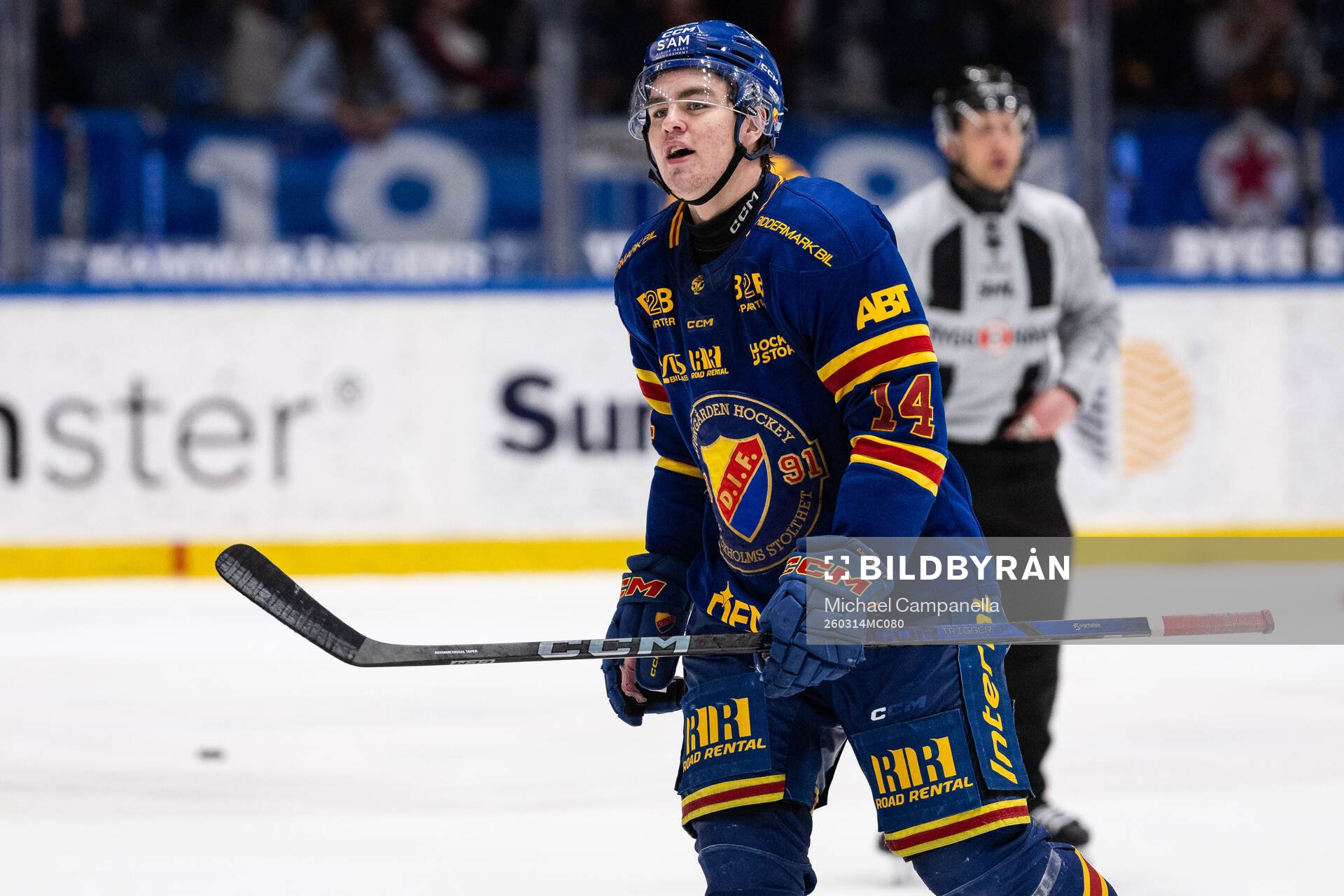 Djurgårdens Anton Frondell jublar