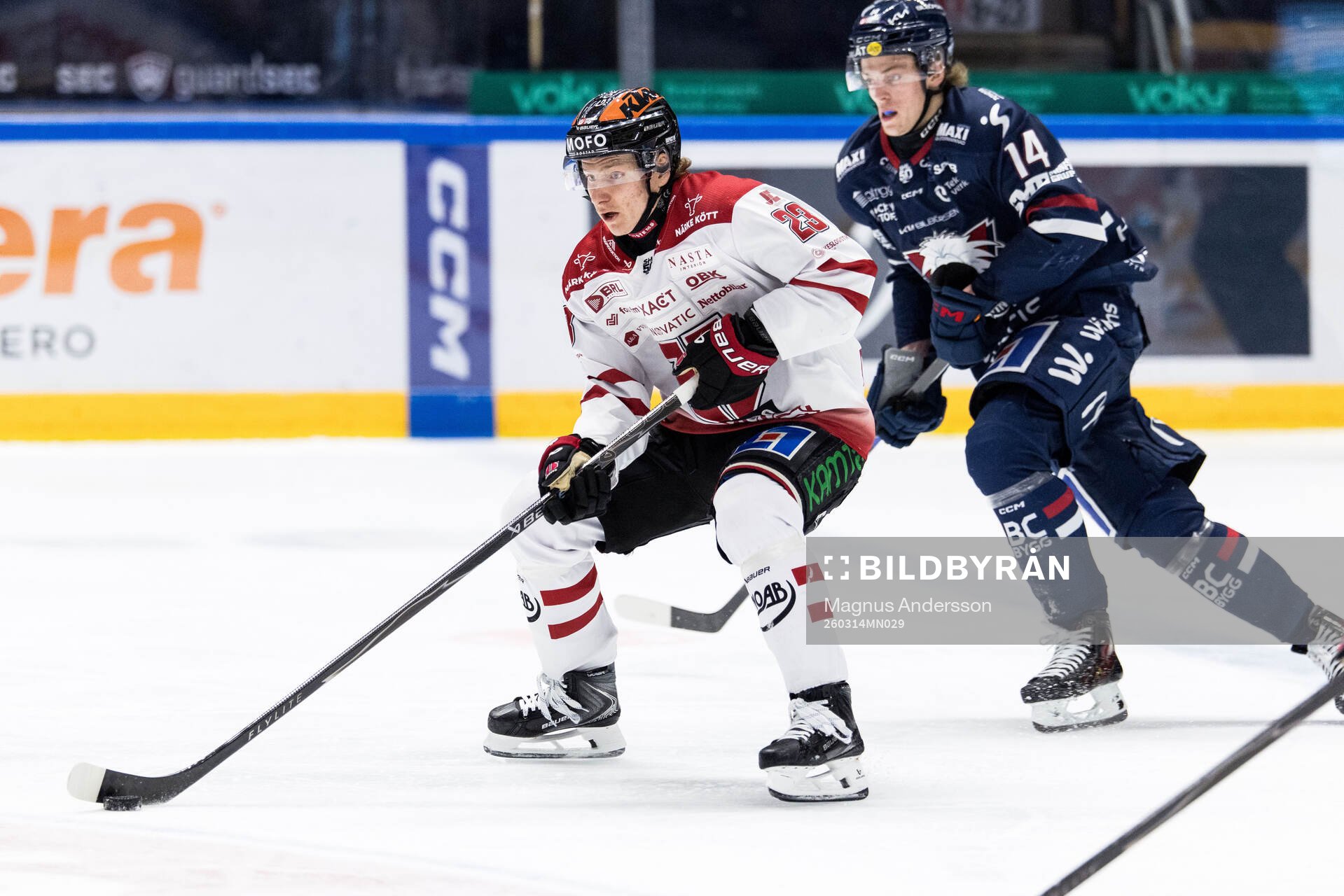 Örebros Egor Polin och Linköpings Loke Krantz