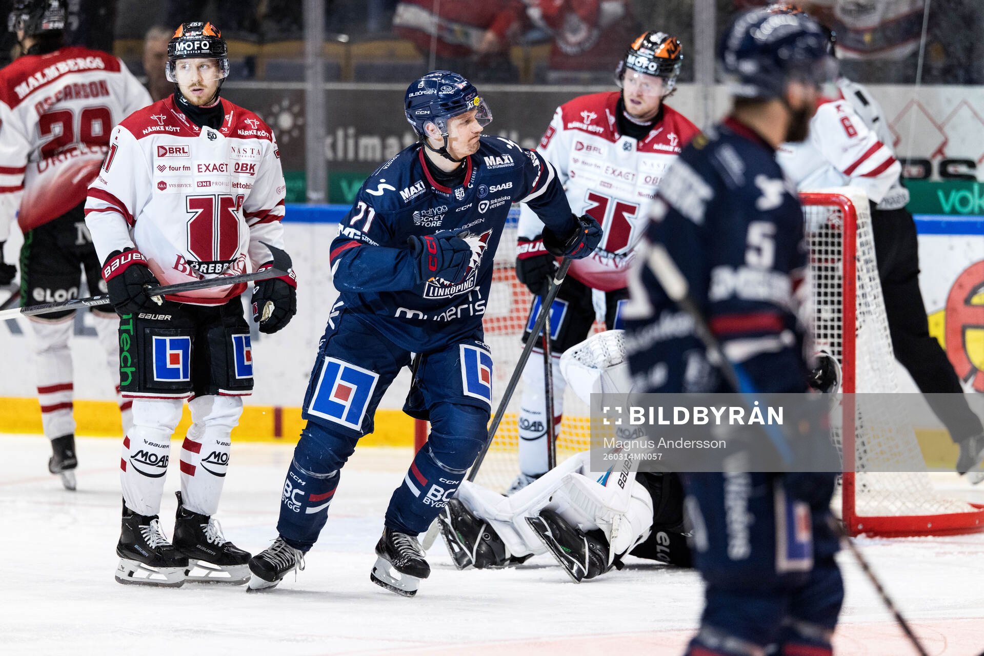 Linköpings Eskild Bakke Olsen jublar