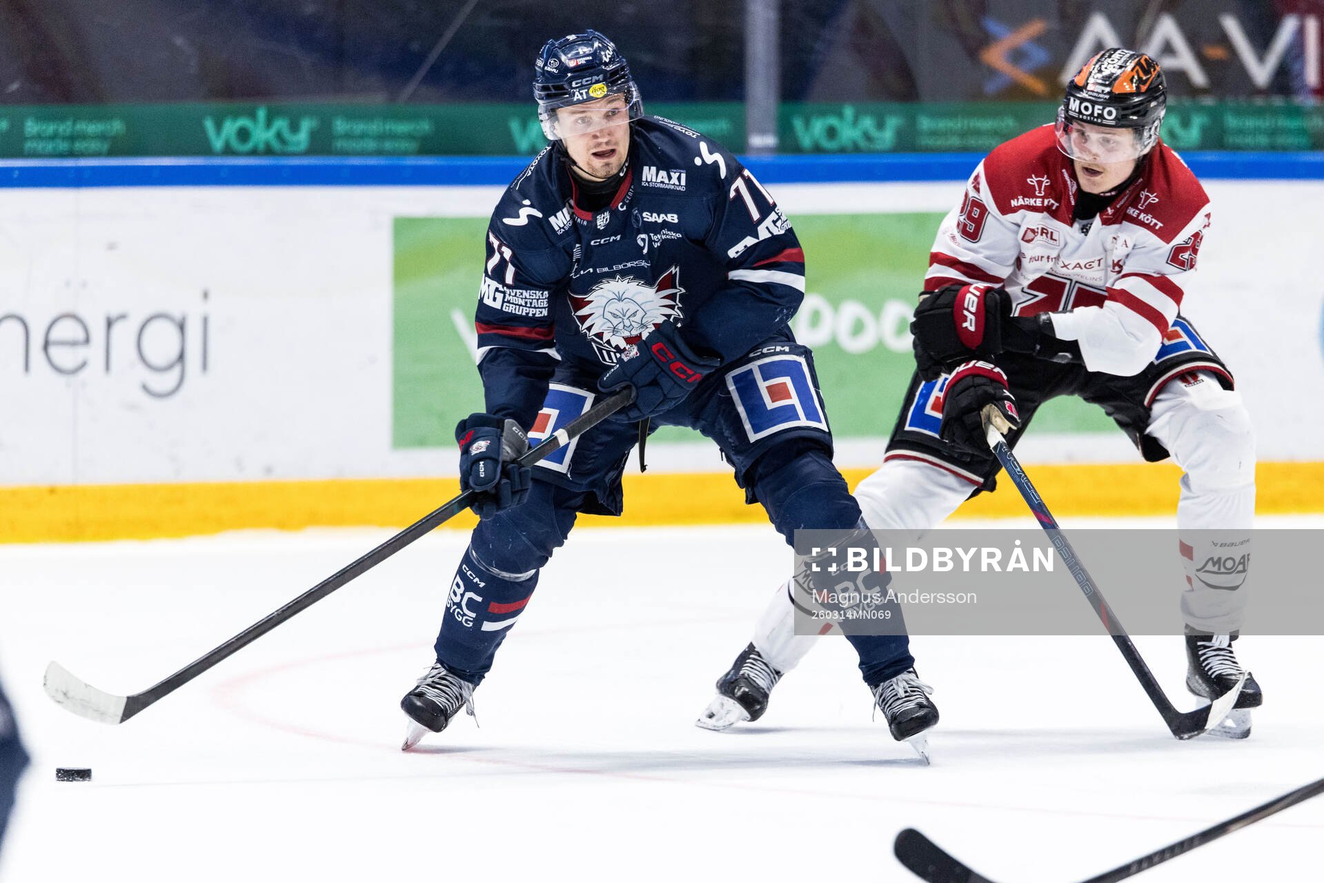 Linköpings Eskild Bakke Olsen och Örebros Milton Oscarson