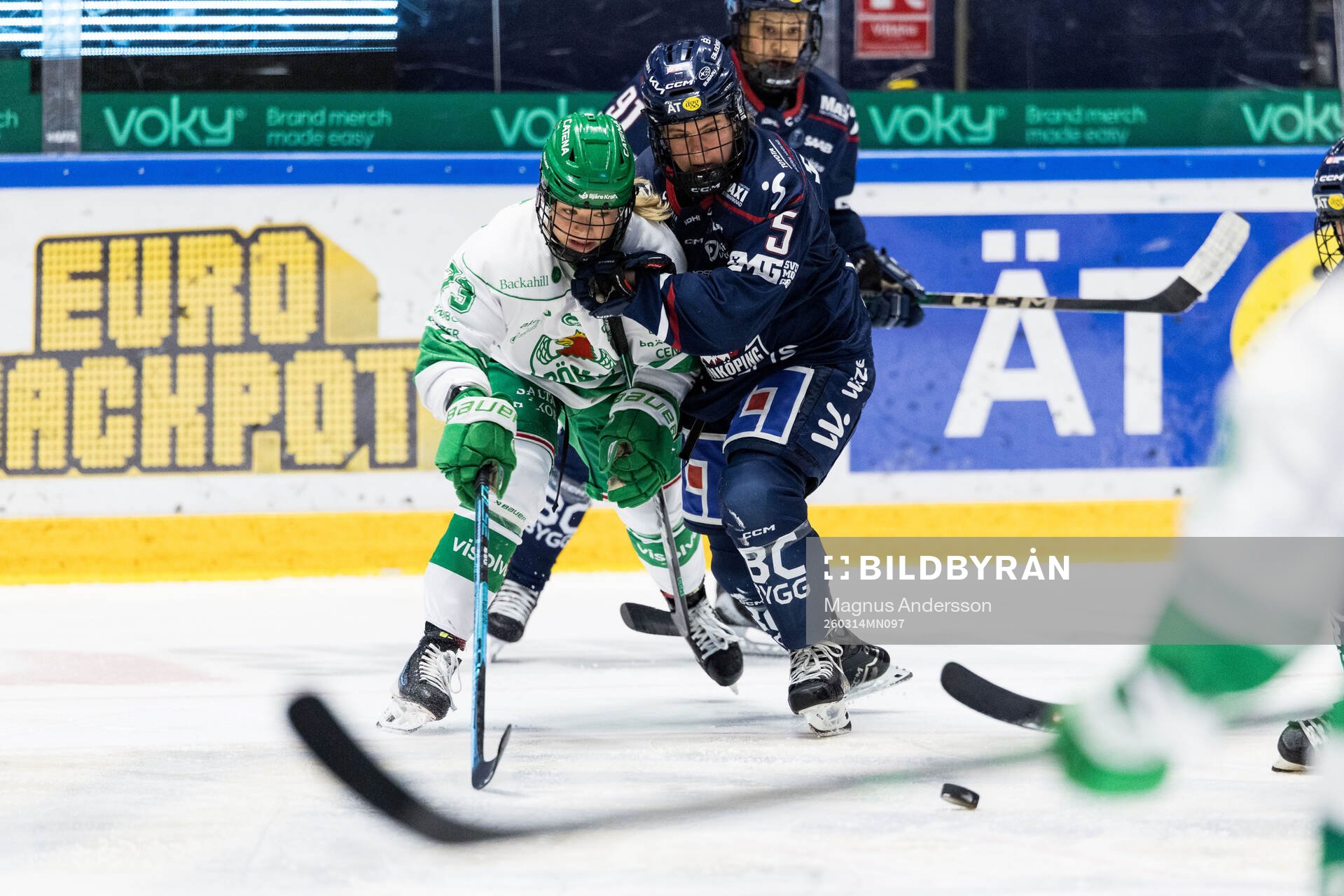 Rögles Cassidy Maplethorpe och Linköpings Eve Savander