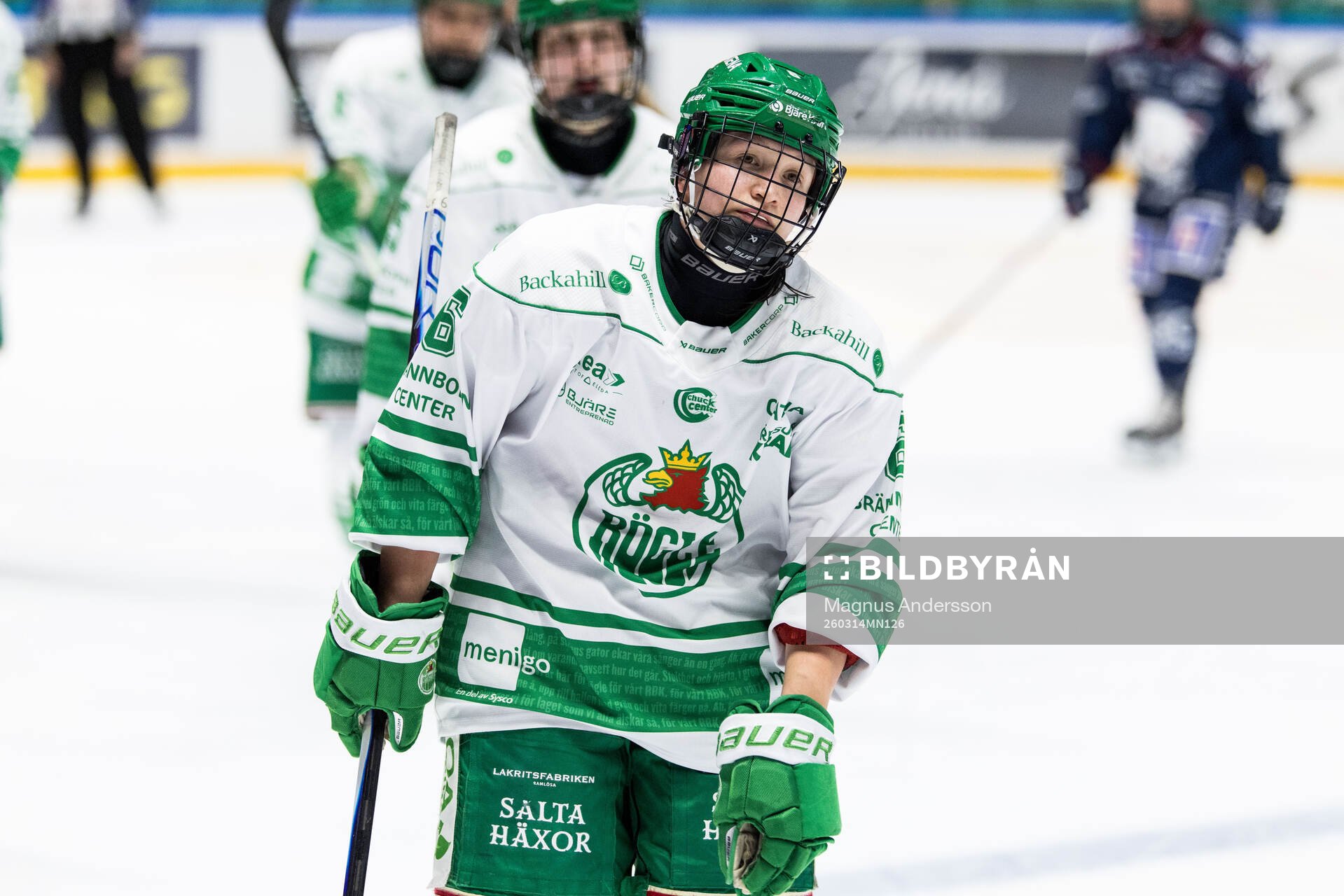 Rögles Margot Huot-Marchand jublar