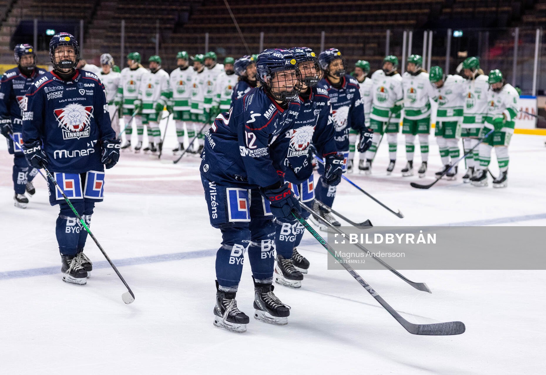 Linköpings Naomi Rogge jublar