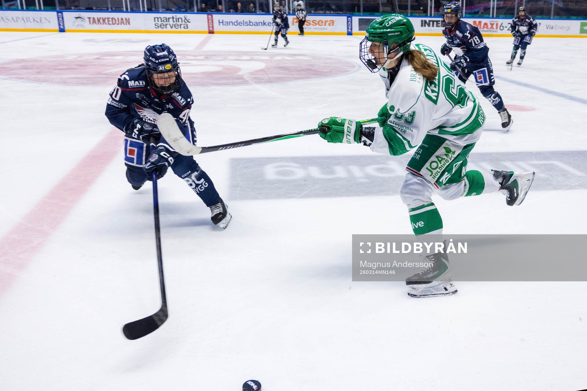 Linköpings Felicia Levin och Johanna Kellander
