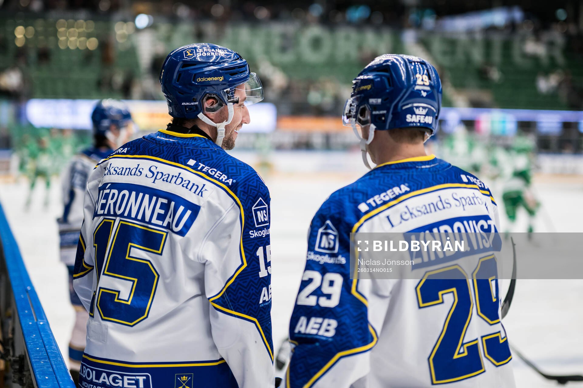 Leksands Max Veronneau och Michael Lindqvist