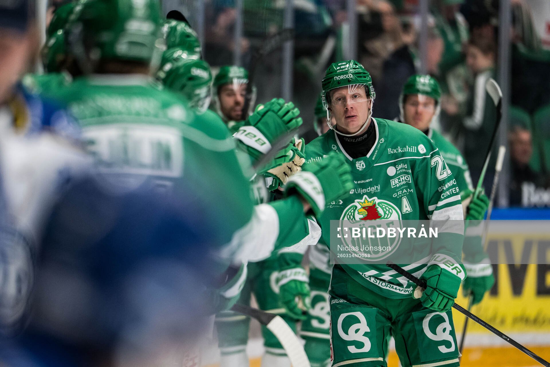 Rögles Fredrik Olofsson jublar