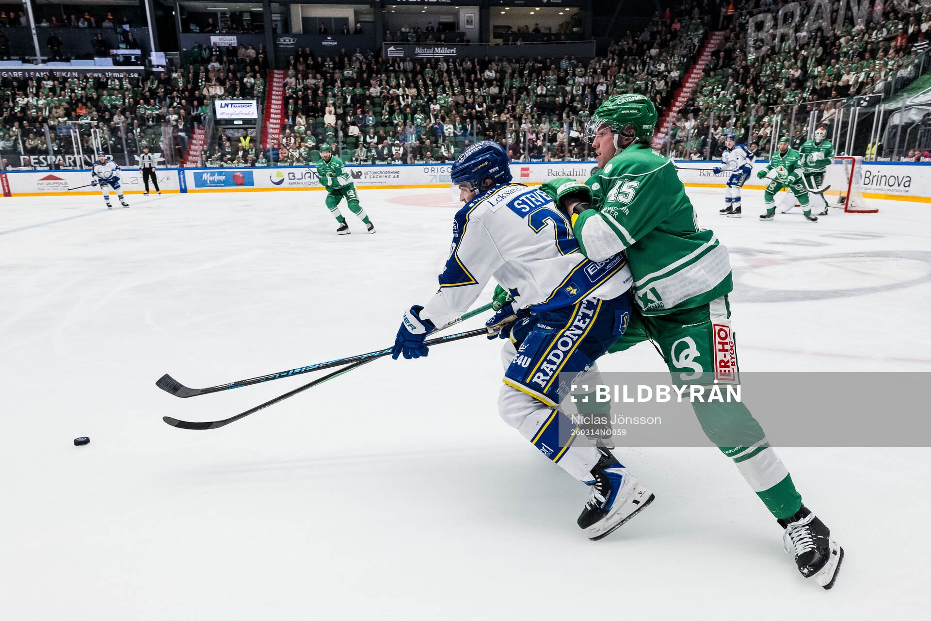 Leksands Nolan Stevens och Rögles Gregor Biber