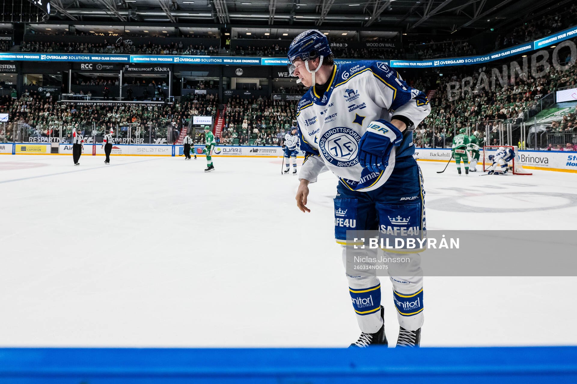 Leksands Andro Kaderli har ont