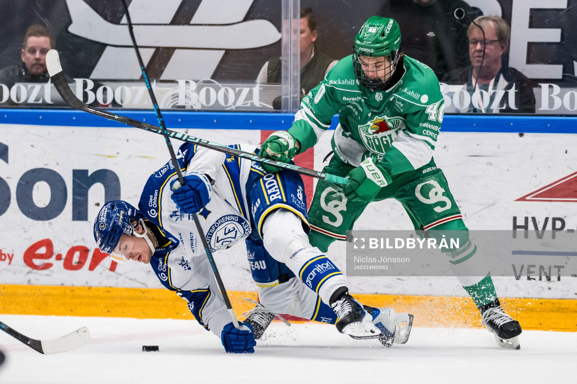 Leksands Alexander Lundqvist och Rögles Nils Bartholdsson